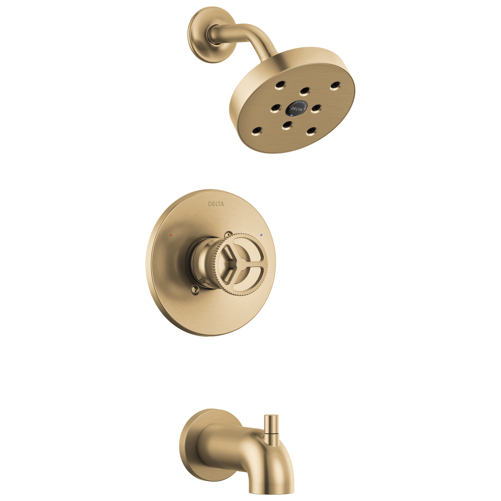 Delta - H2O Tub Shower Trim - Champagne Bronze - T14458-CZ