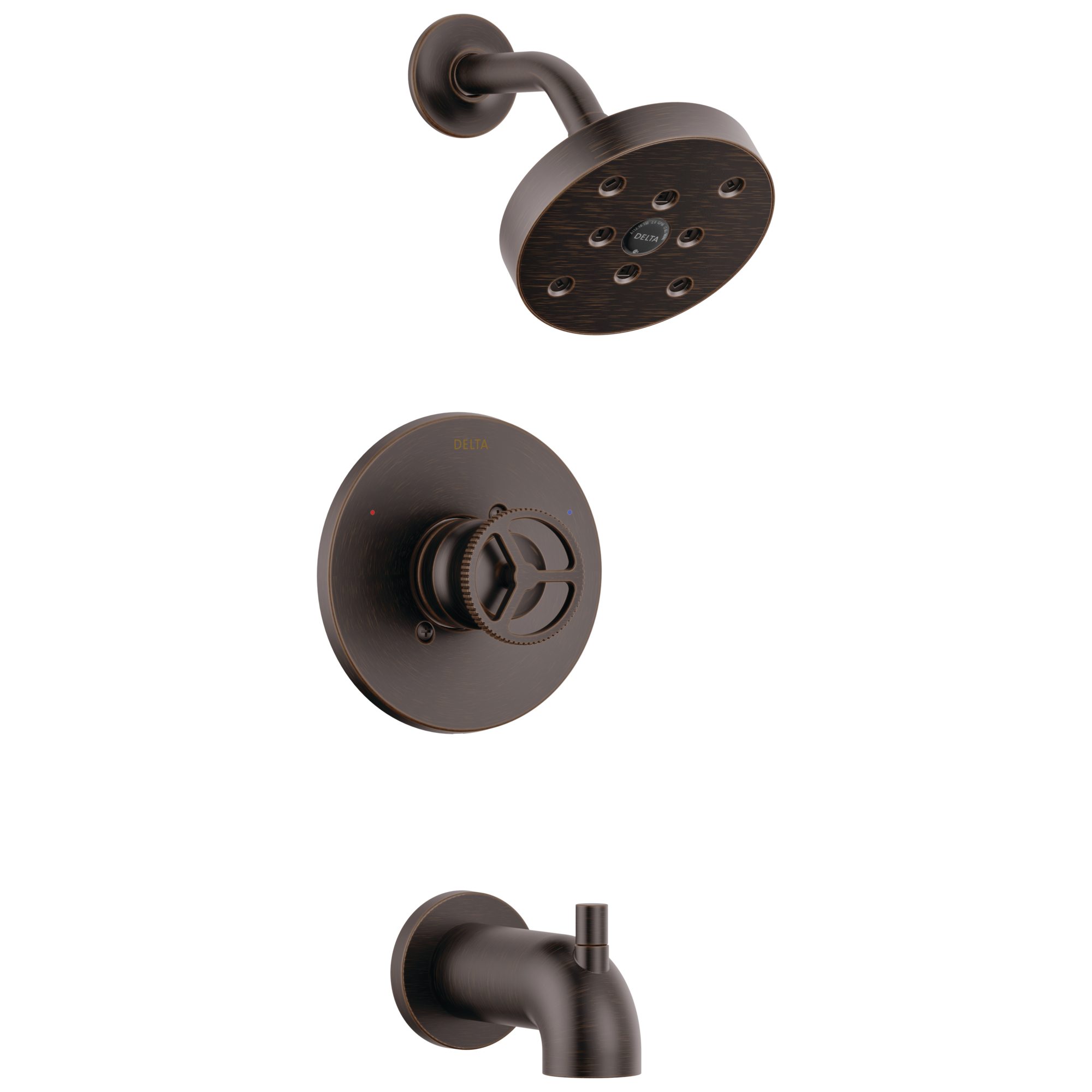 Delta - H2O Tub Shower Trim - Venetian Bronze - T14458-RB