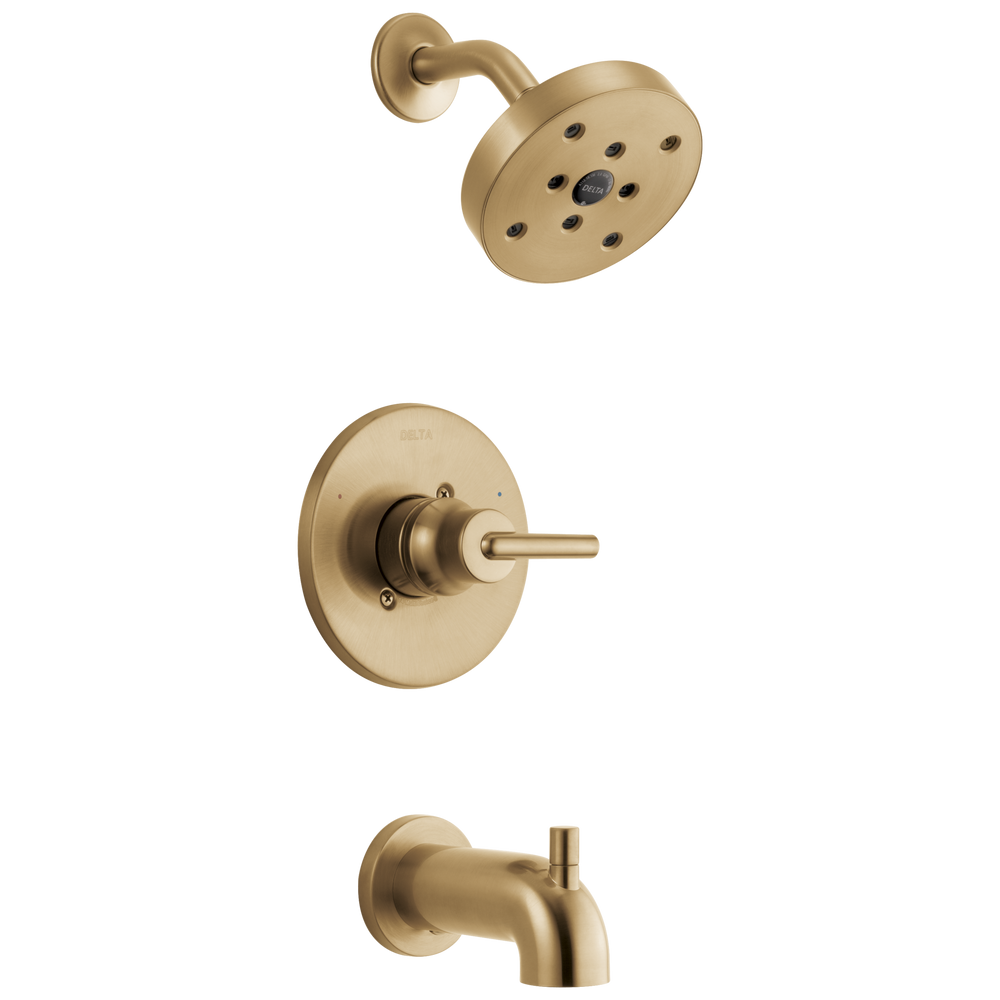 Delta - Monitor® 14 Series H2OKinetic® Tub & Shower Trim - Champagne Bronze - T14459-CZ