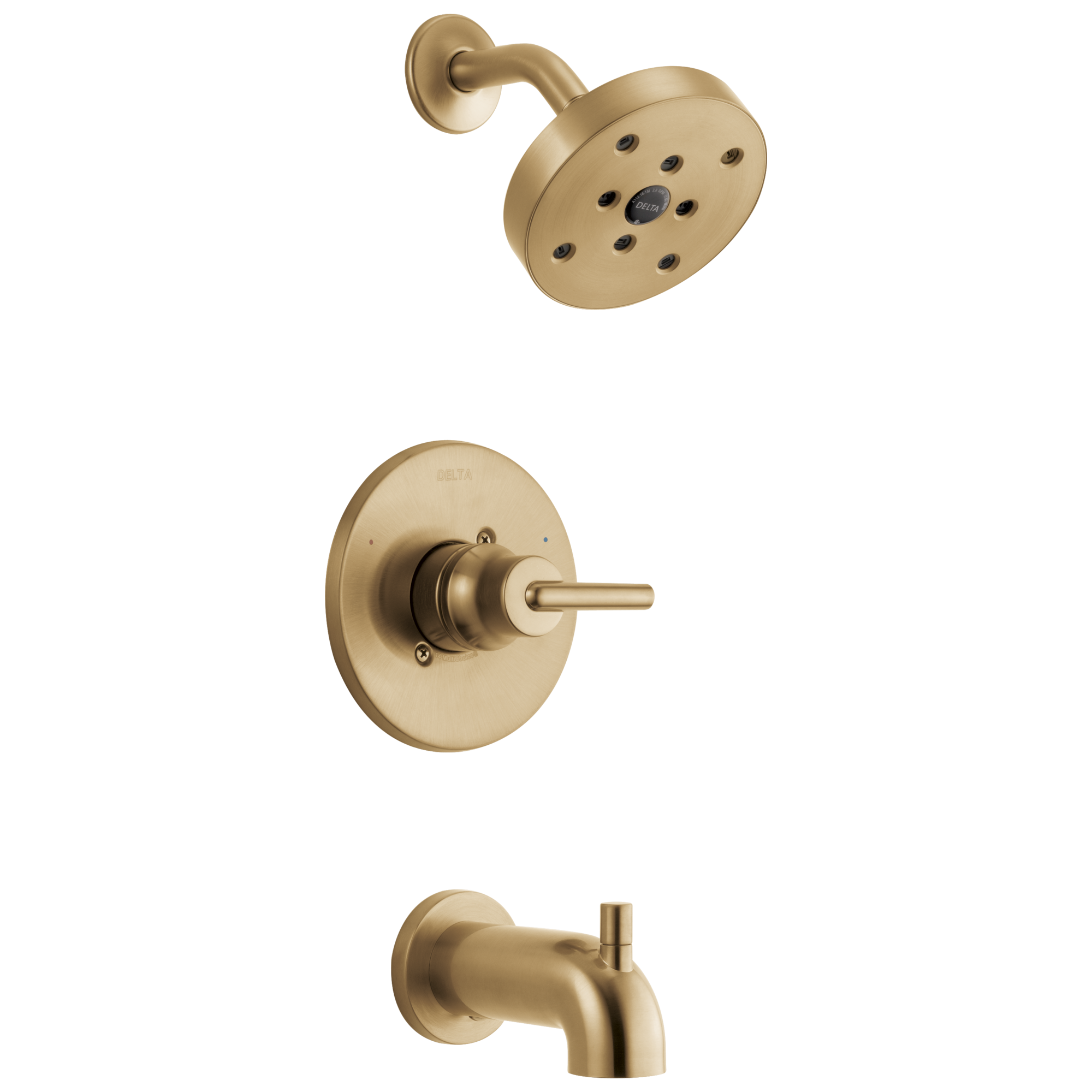 Delta - Monitor® 14 Series H2OKinetic® Tub & Shower Trim - Champagne Bronze - T14459-CZ