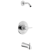 Delta - Monitor 14 Series Tub & Shower Trim - Less Head - Chrome - T14459-LHD-PP