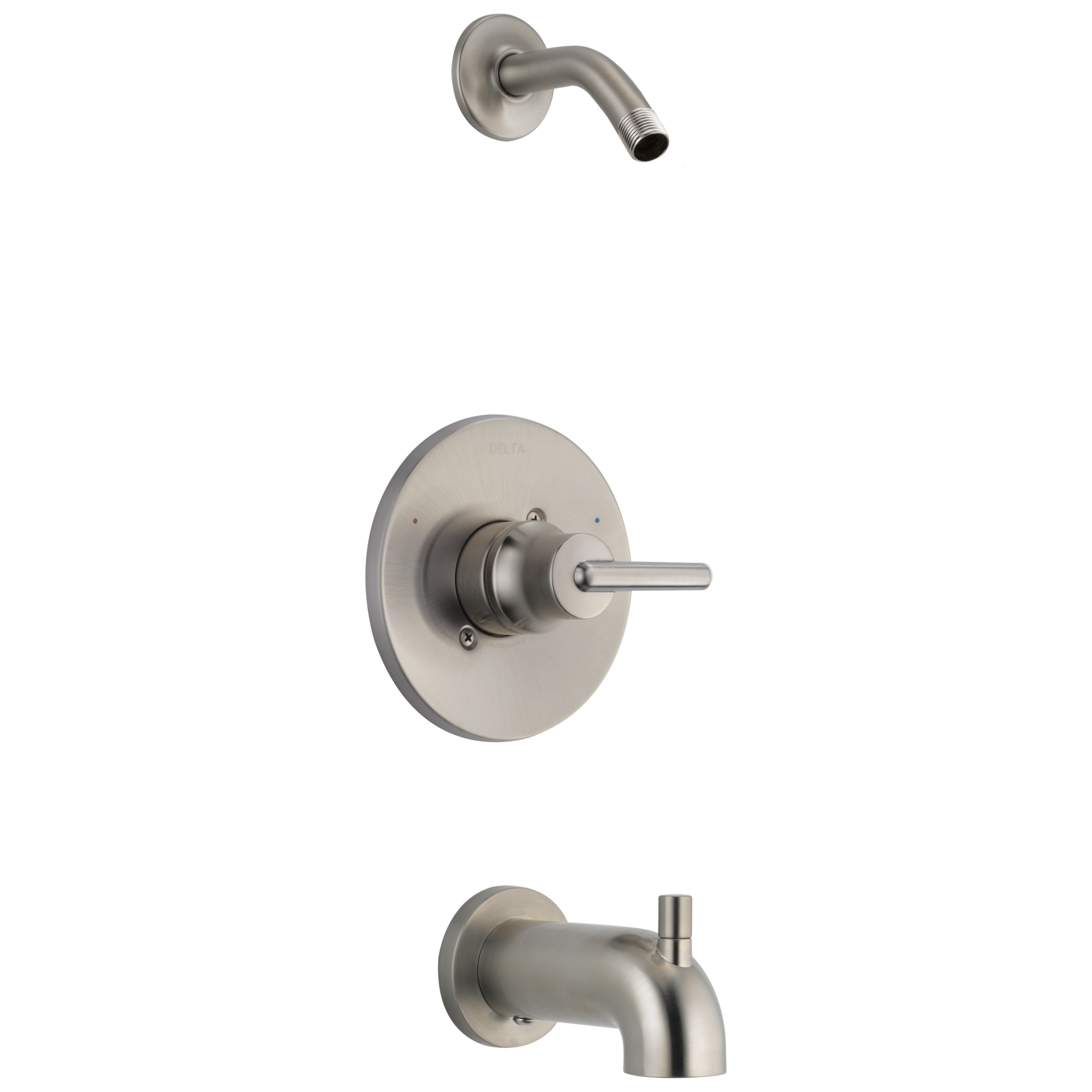 Delta - Monitor® 14 Series Tub & Shower Trim - Less Head - Stainless - T14459-SSLHD