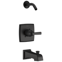 Delta - Monitor® 14 Series Tub & Shower Trim - Less Head - Matte Black - T14464-BLLHD