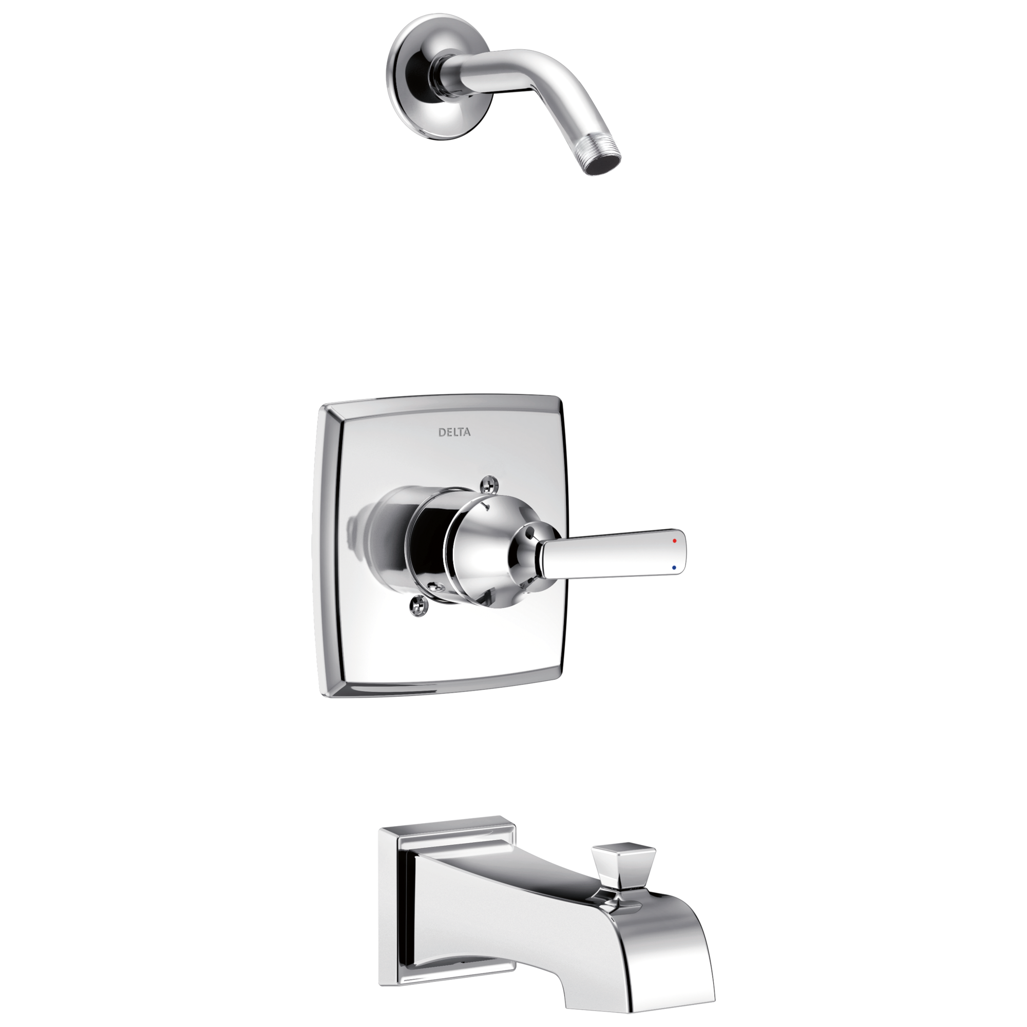 Delta - Monitor® 14 Series Tub & Shower Trim - Less Head - Chrome - T14464-LHD