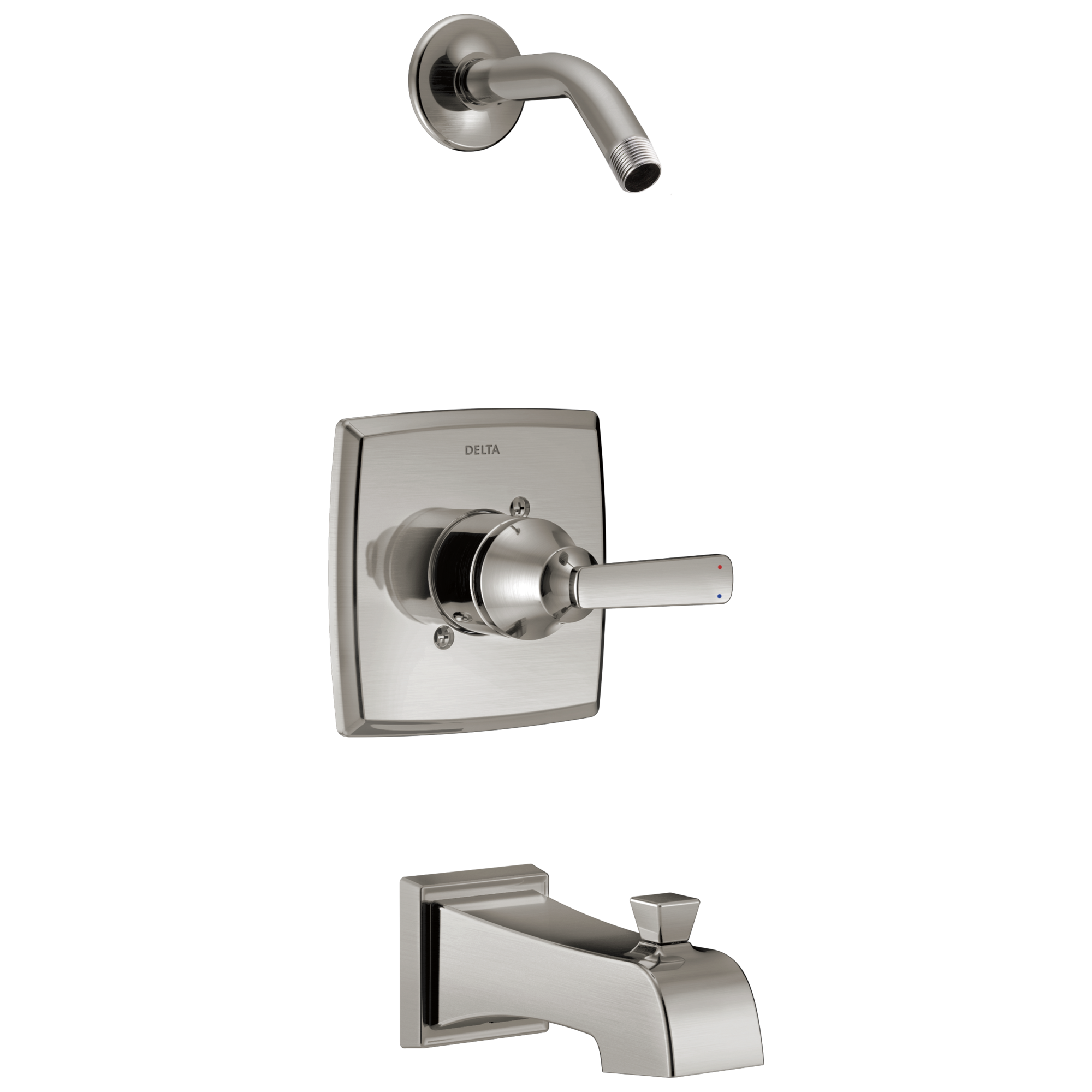 Delta - Monitor® 14 Series Tub & Shower Trim - Less Head - Stainless - T14464-SSLHD