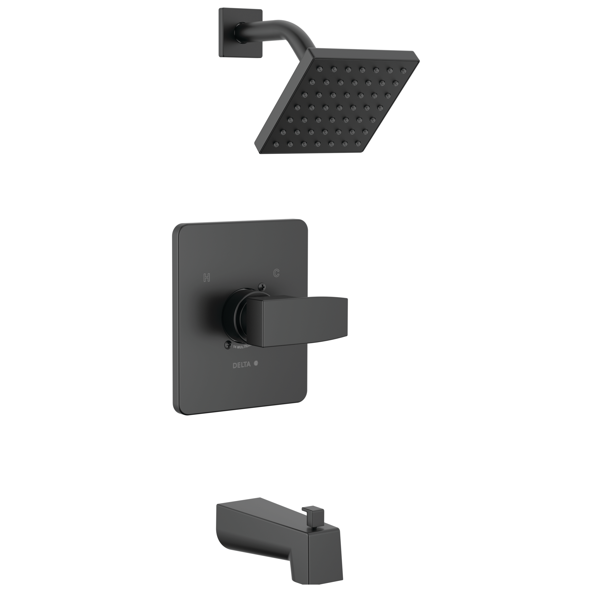 Delta - Monitor 14 Series Tub & Shower Trim - Matte Black - T14467-BL-PP