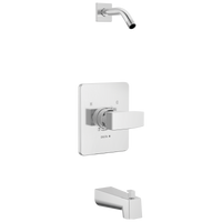 Delta - Monitor 14 Series Tub & Shower Trim - Less Head - Chrome - T14467-LHD-PP