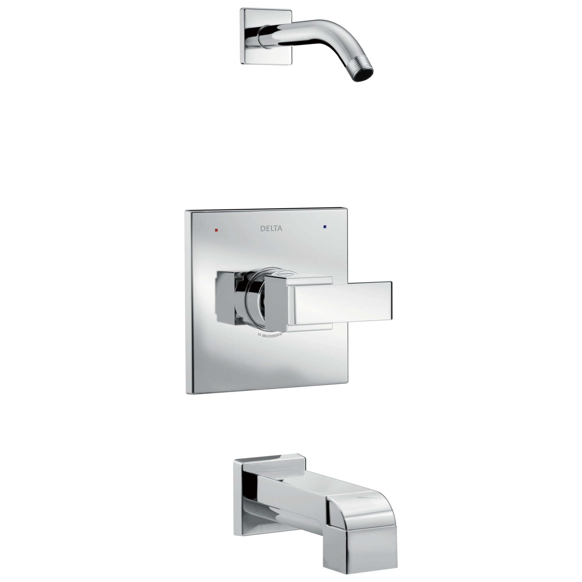 Delta - Monitor® 14 Series Tub & Shower Trim - Less Head - Chrome - T14467-LHD