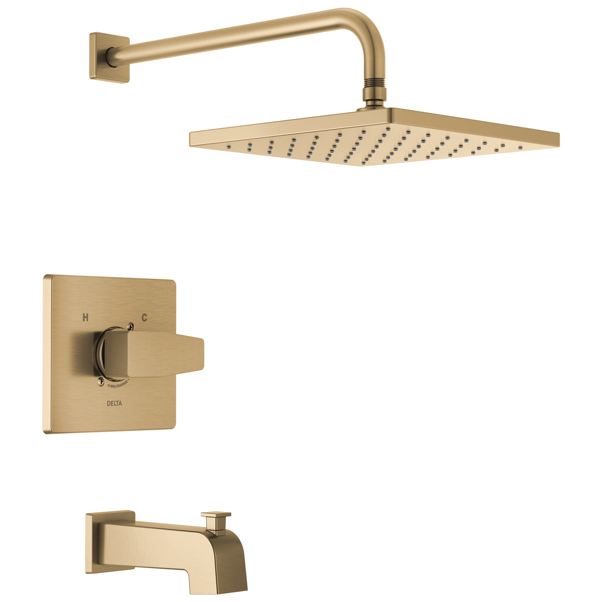 Delta - Monitor 14 Series Tub & Shower Trim - Champagne Bronze - T14468-CZ-PP