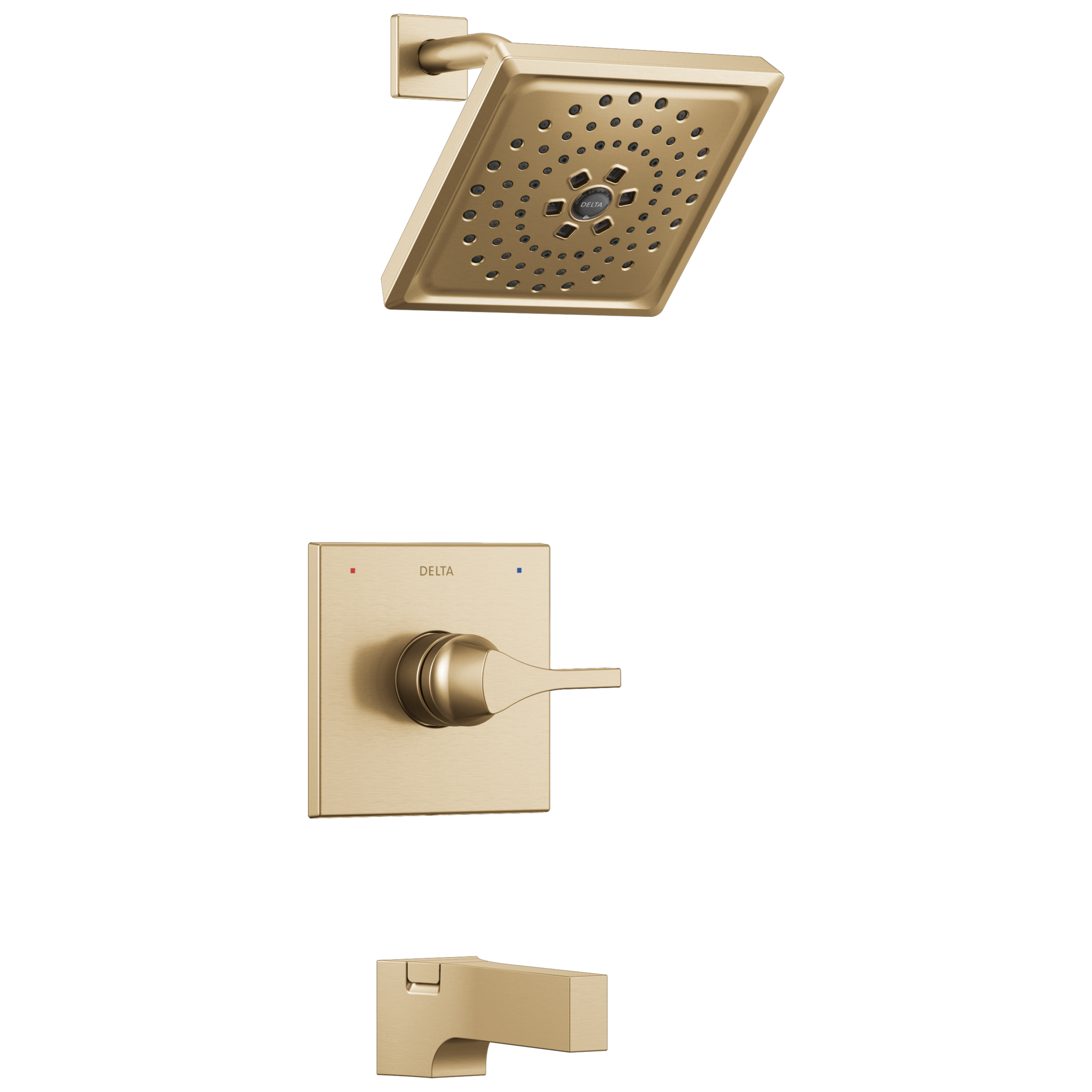 Delta - Monitor® 14 Series H2OKinetic® Tub & Shower Trim - Champagne Bronze - T14474-CZ