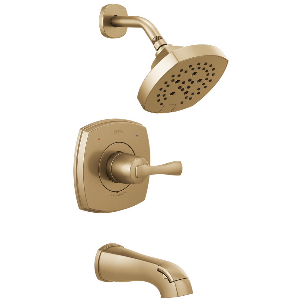 Delta - 14 Series Tub and Shower - Champagne Bronze - T14476-CZ