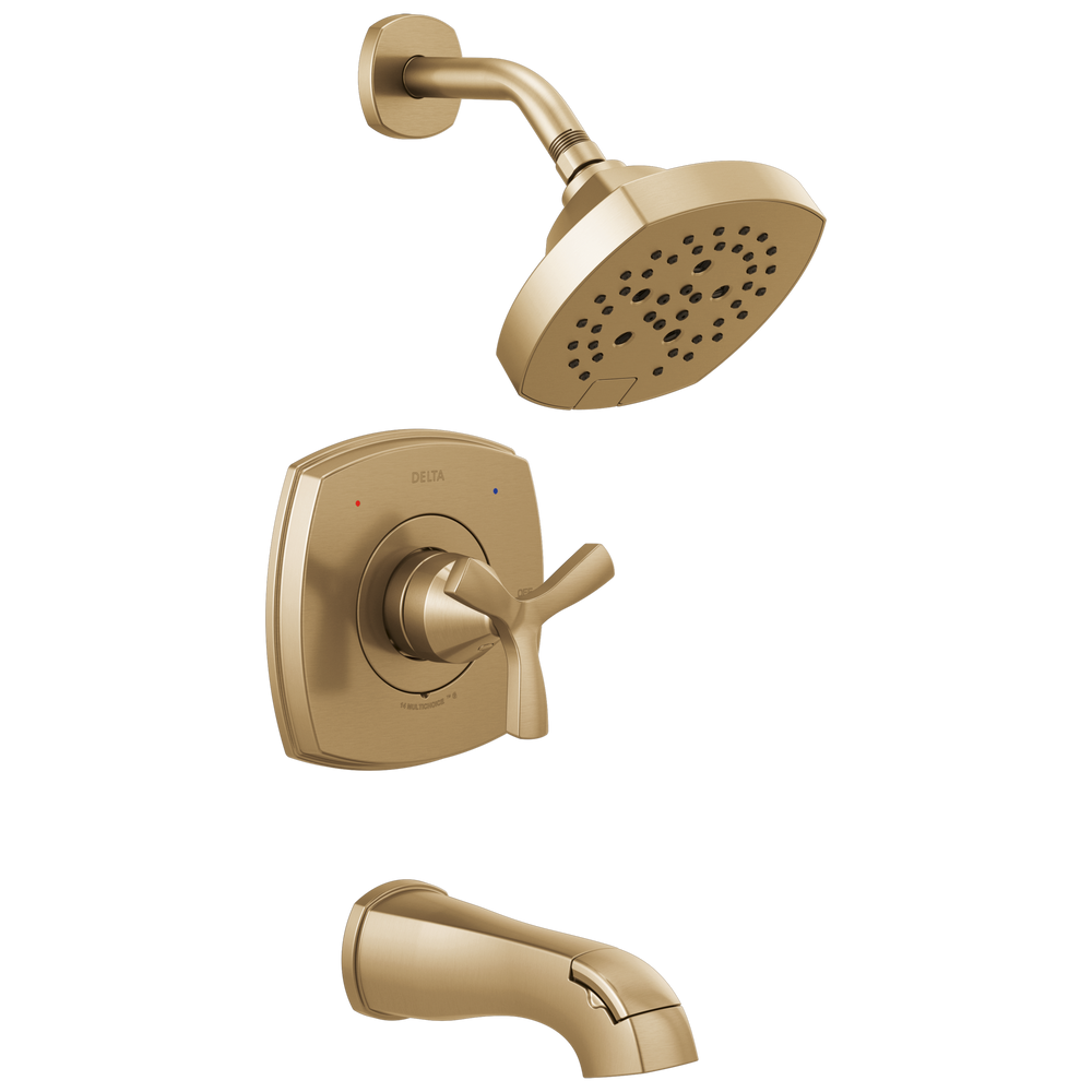 Delta - 14 Series Tub and Shower - Champagne Bronze - T144766-CZ