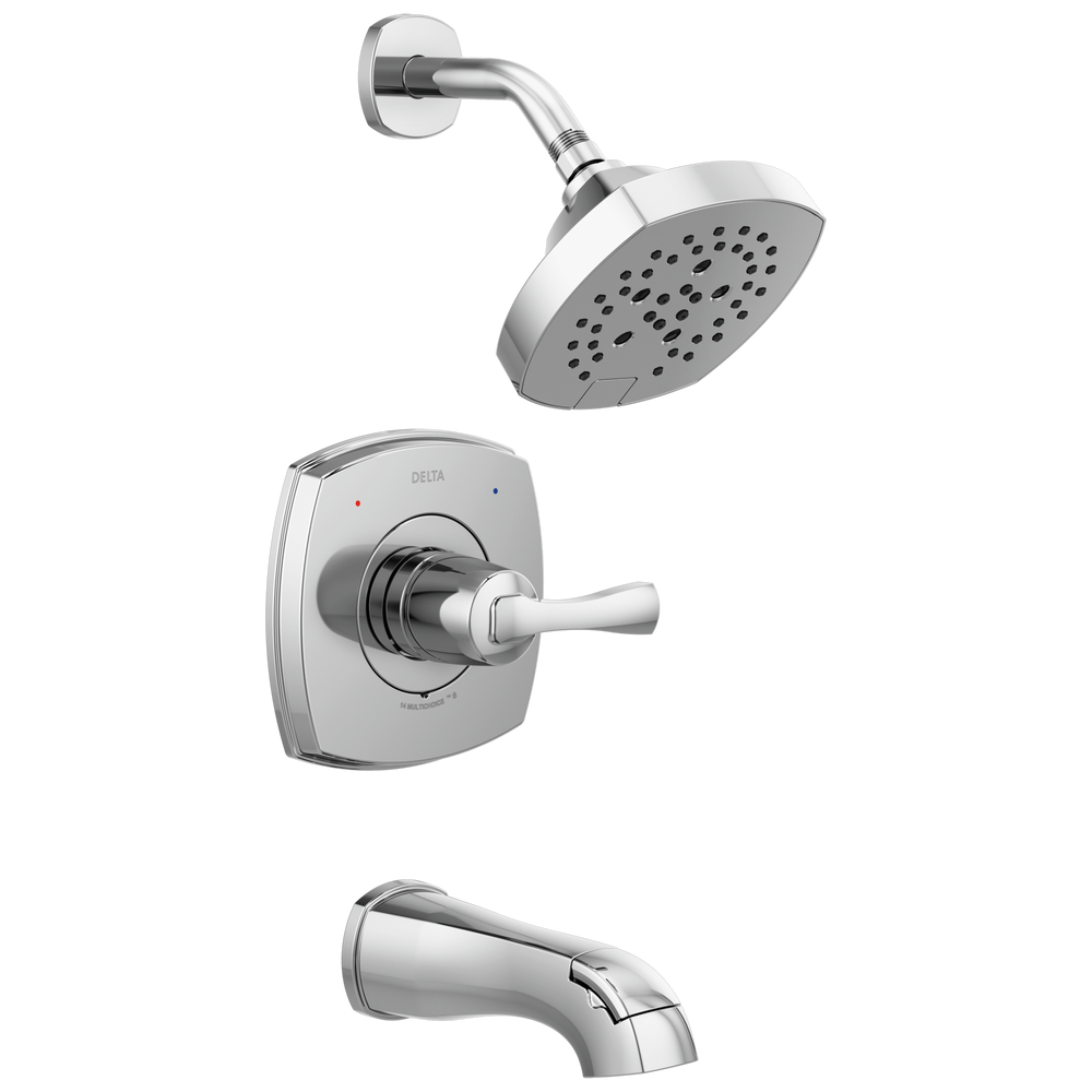 Delta - 14 Series Tub and Shower - Chrome - T14476