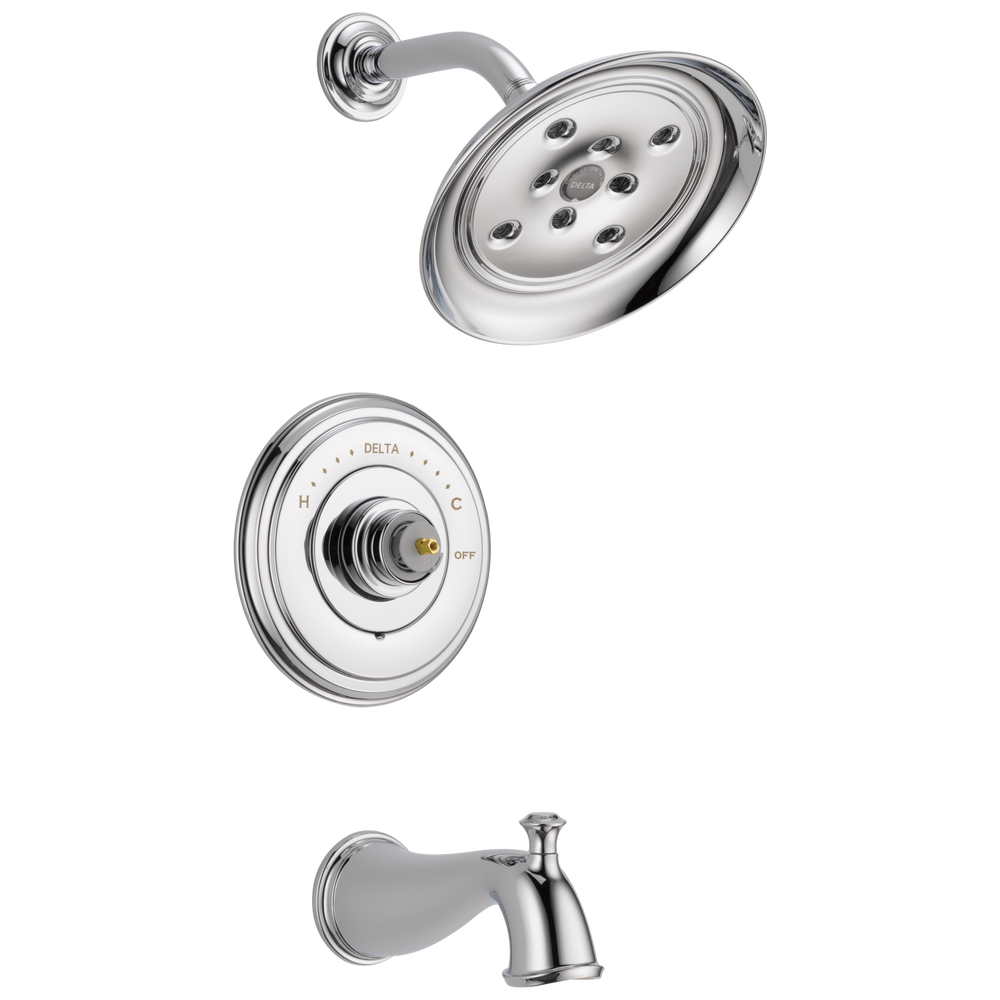 Delta - Monitor® 14 Series H2OKinetic® Tub & Shower Trim - Less Handle - Chrome - T14497-LHP