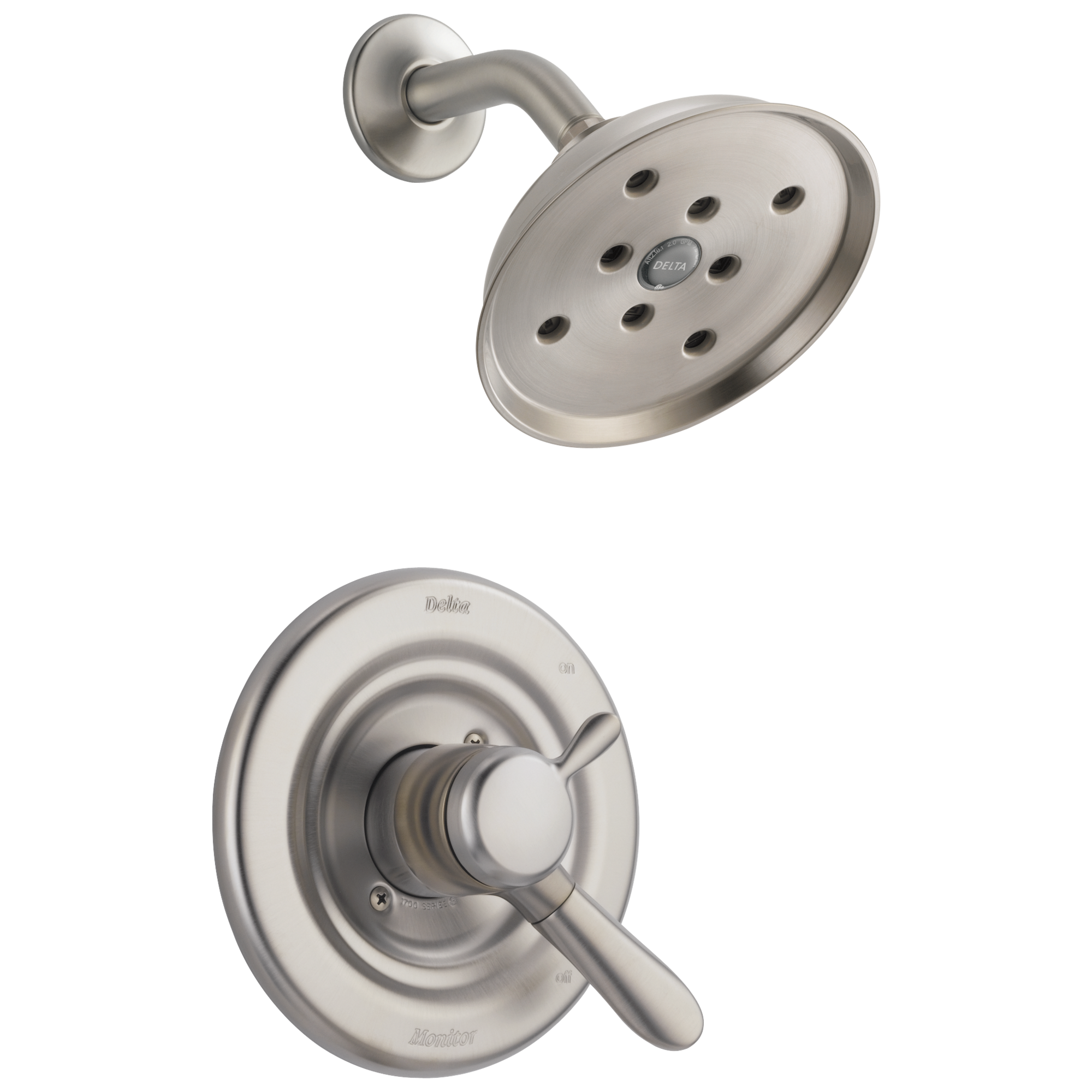 Delta - Monitor® 17 Series H2OKinetic® Shower Trim - Stainless - T17238-SSH2O