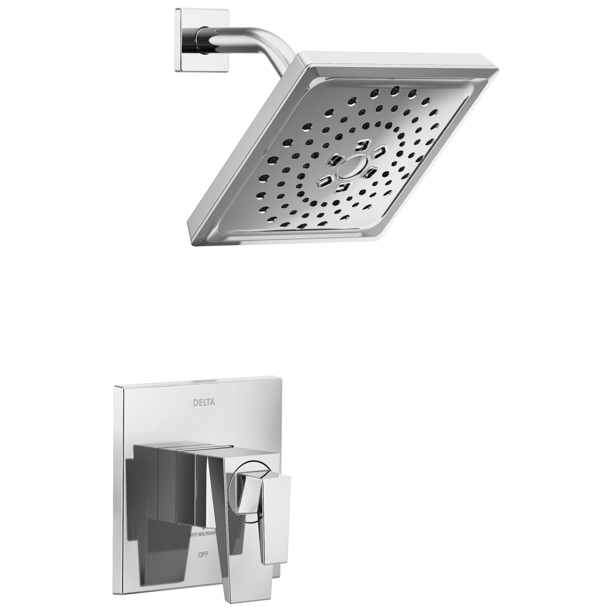 Delta - 17 Series H2Okinetic Shower Only Trim - Lumicoat® Chrome - T17243-PR