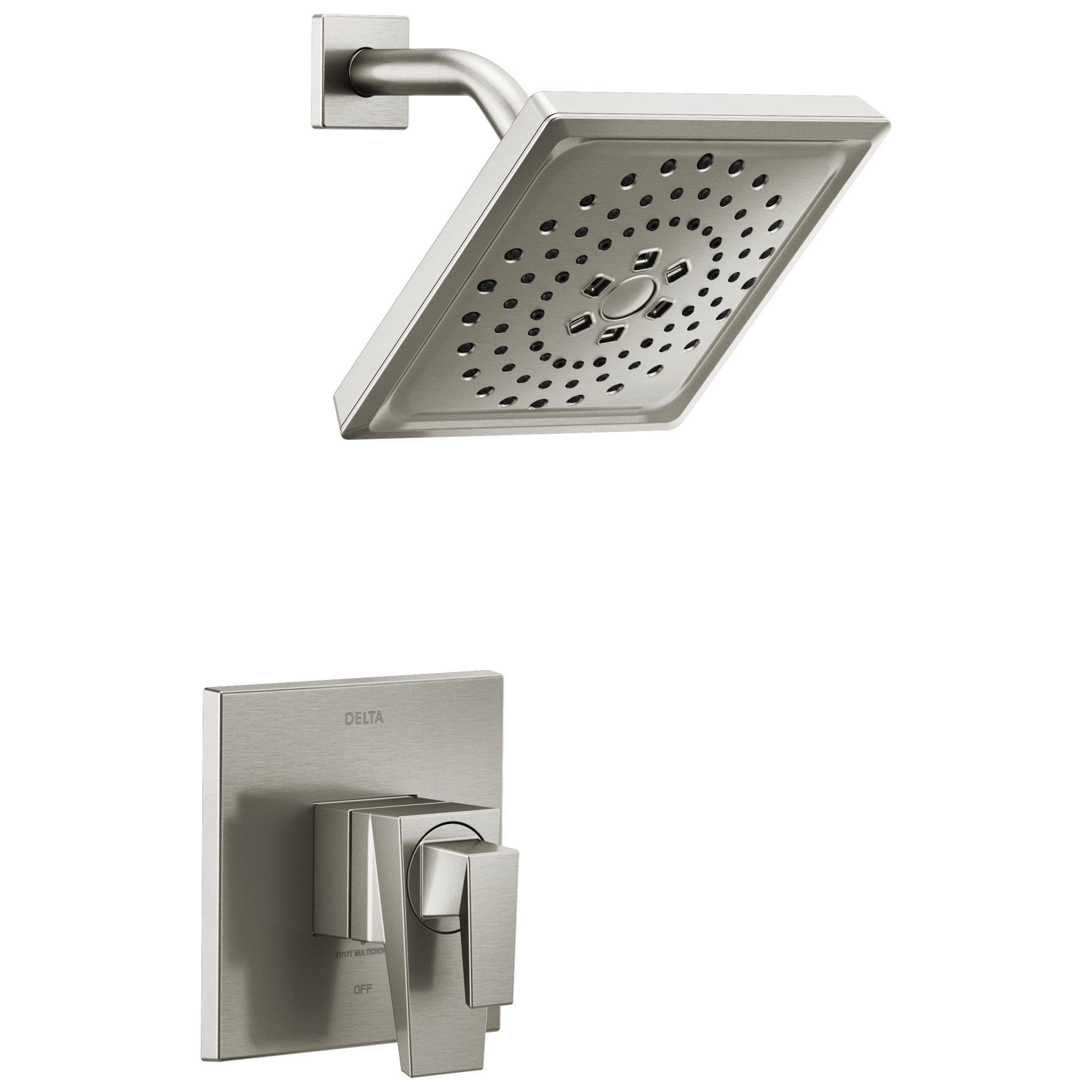 Delta - 17 Series H2Okinetic Shower Only Trim - Lumicoat® Stainless - T17243-SS-PR