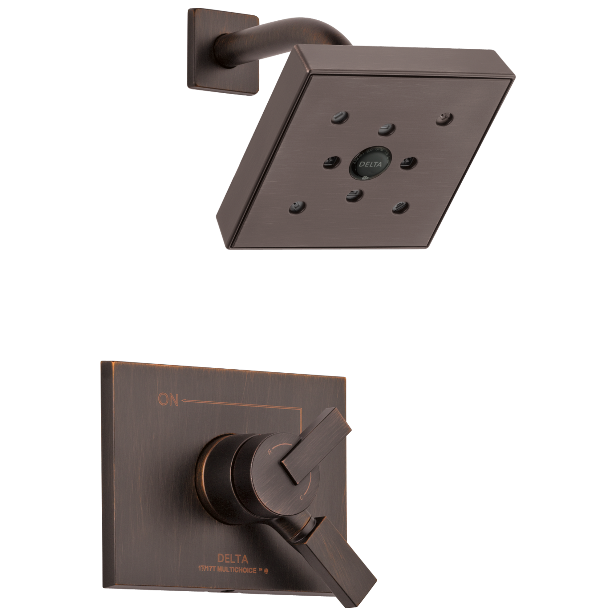 Delta - Monitor® 17 Series H2OKinetic® Shower Trim - Venetian Bronze - T17253-RBH2O