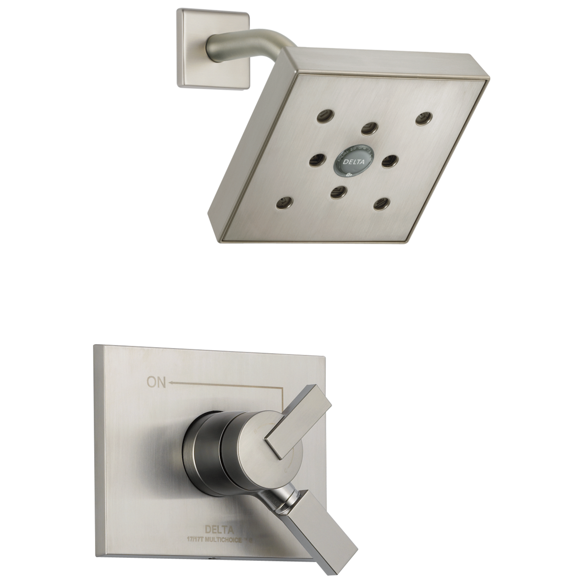 Delta - Monitor® 17 Series H2OKinetic® Shower Trim - Stainless - T17253-SSH2O