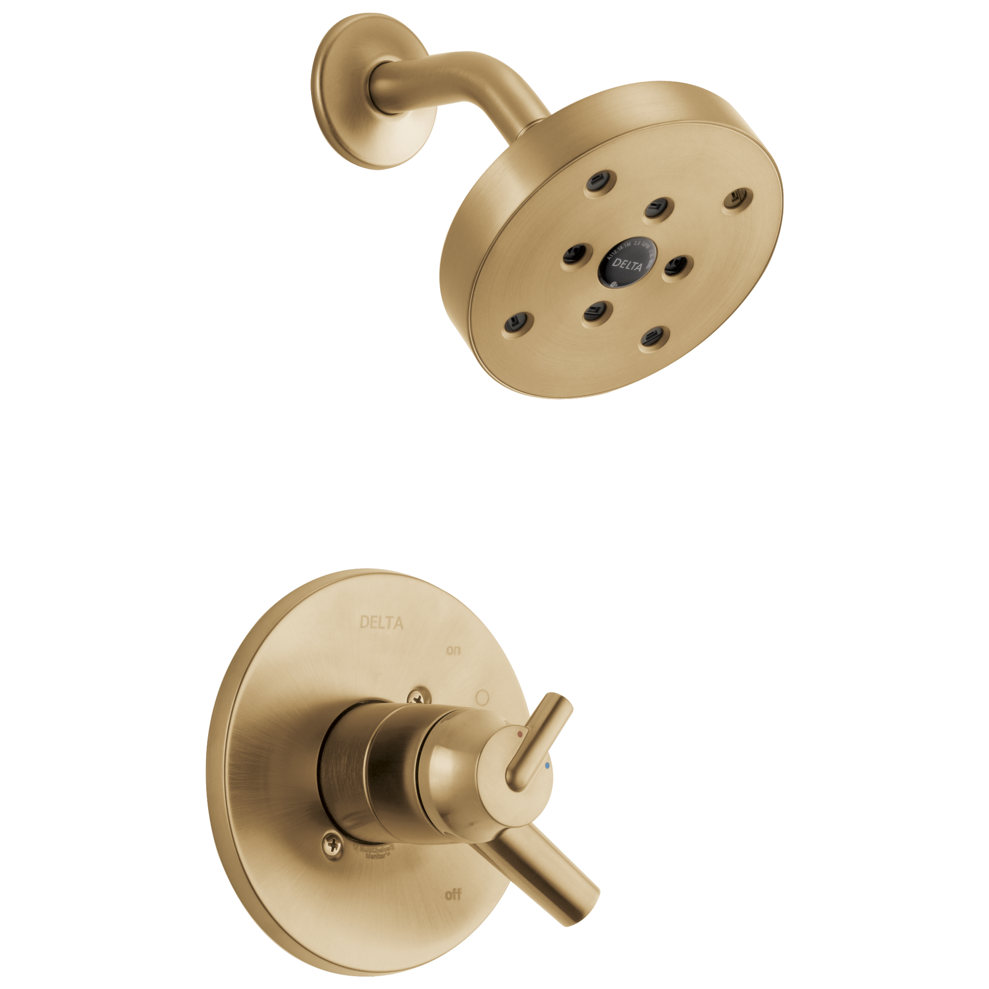 Delta - Monitor® 17 Series H2OKinetic® Shower Trim - Champagne Bronze - T17259-CZ