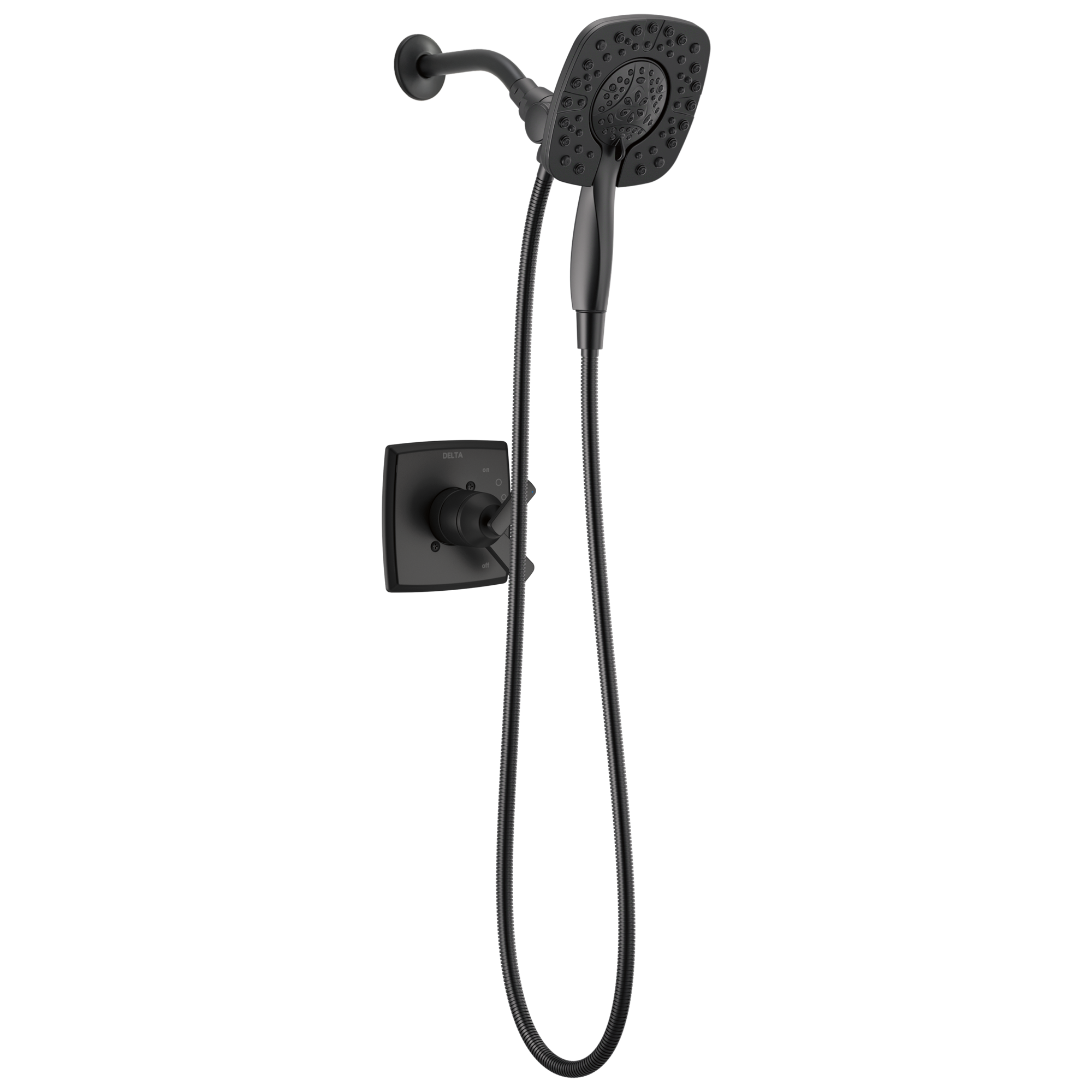 Delta - Monitor® 17 Series Shower Trim with In2ition® - Matte Black - T17264-BL-I