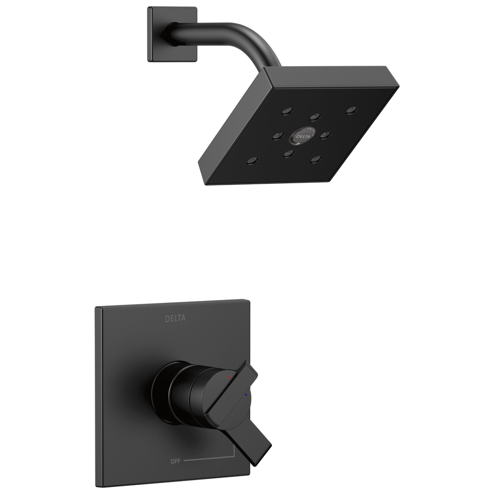 Delta - Monitor® 17 Series H2Okinetic® Shower Trim - Matte Black - T17267-BL