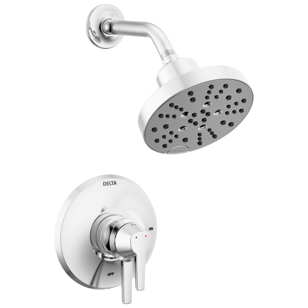 Delta - 17 Series Shower Trim with H2OKinetic - Lumicoat® Chrome - T17272-PR