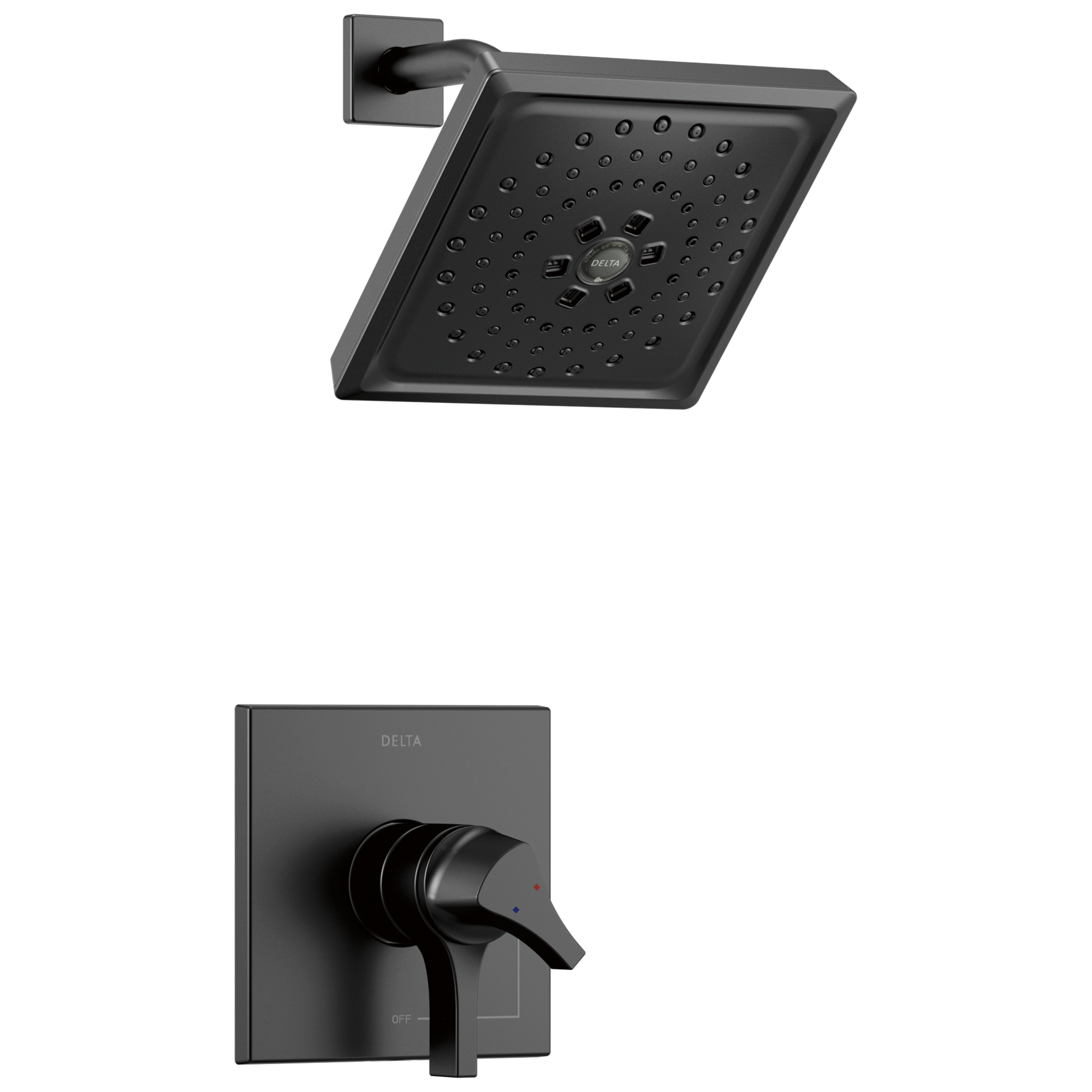 Delta - Monitor® 17 Series H2OKinetic® Shower Trim - Matte Black - T17274-BL