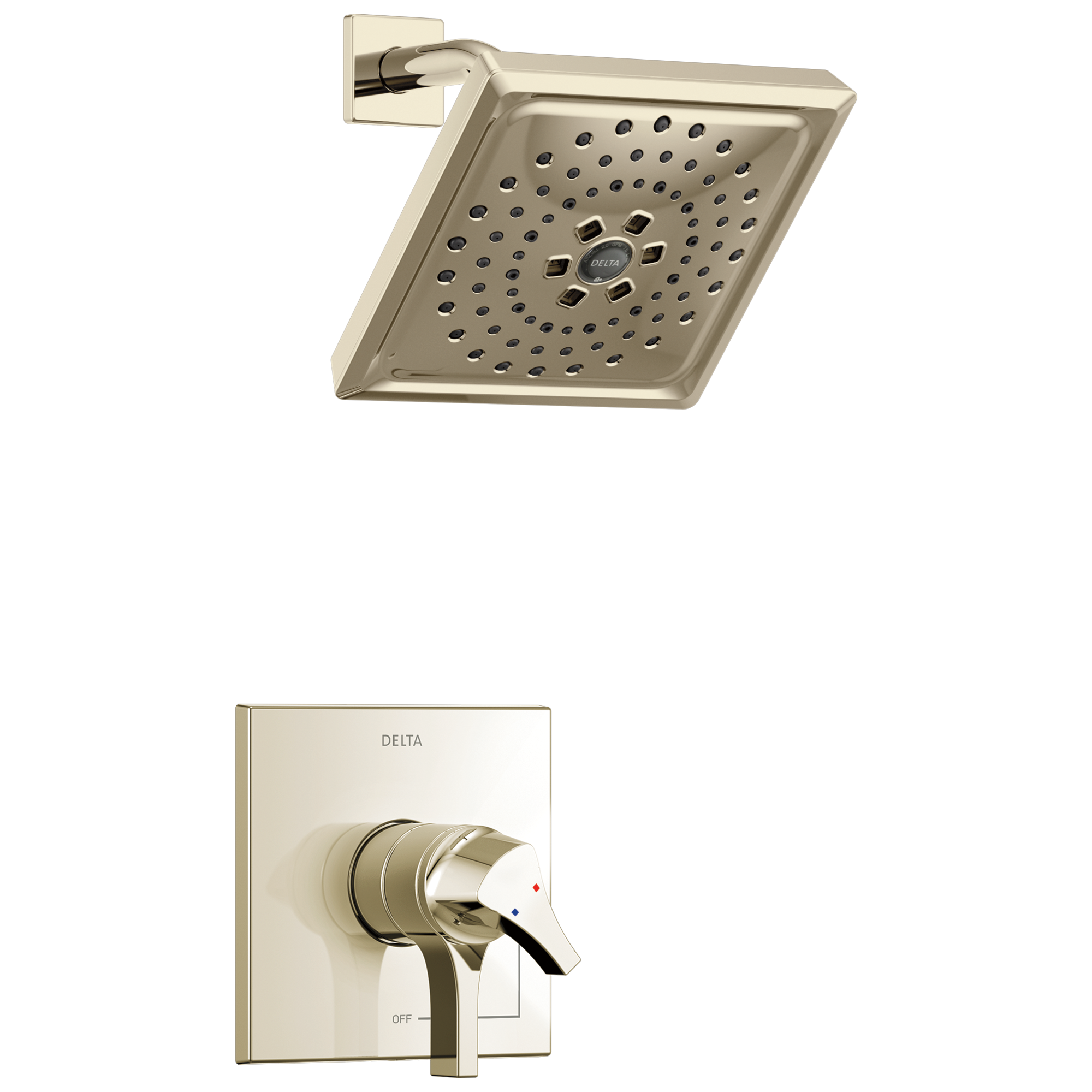 Delta - Monitor® 17 Series H2OKinetic® Shower Trim - Polished Nickel - T17274-PN