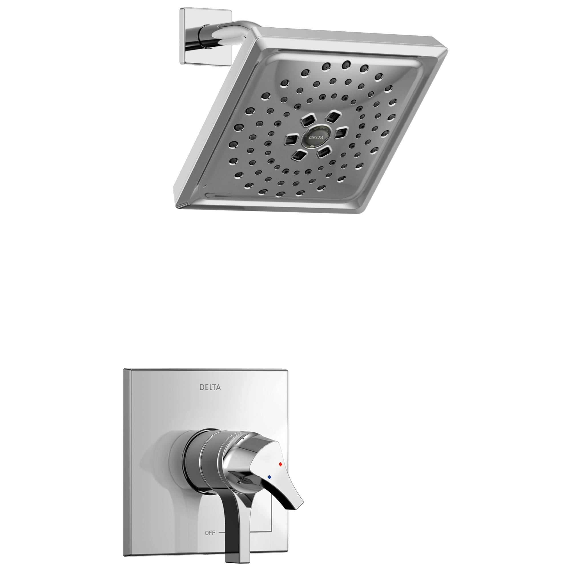 Delta - Monitor® 17 Series H2OKinetic® Shower Trim - Chrome - T17274