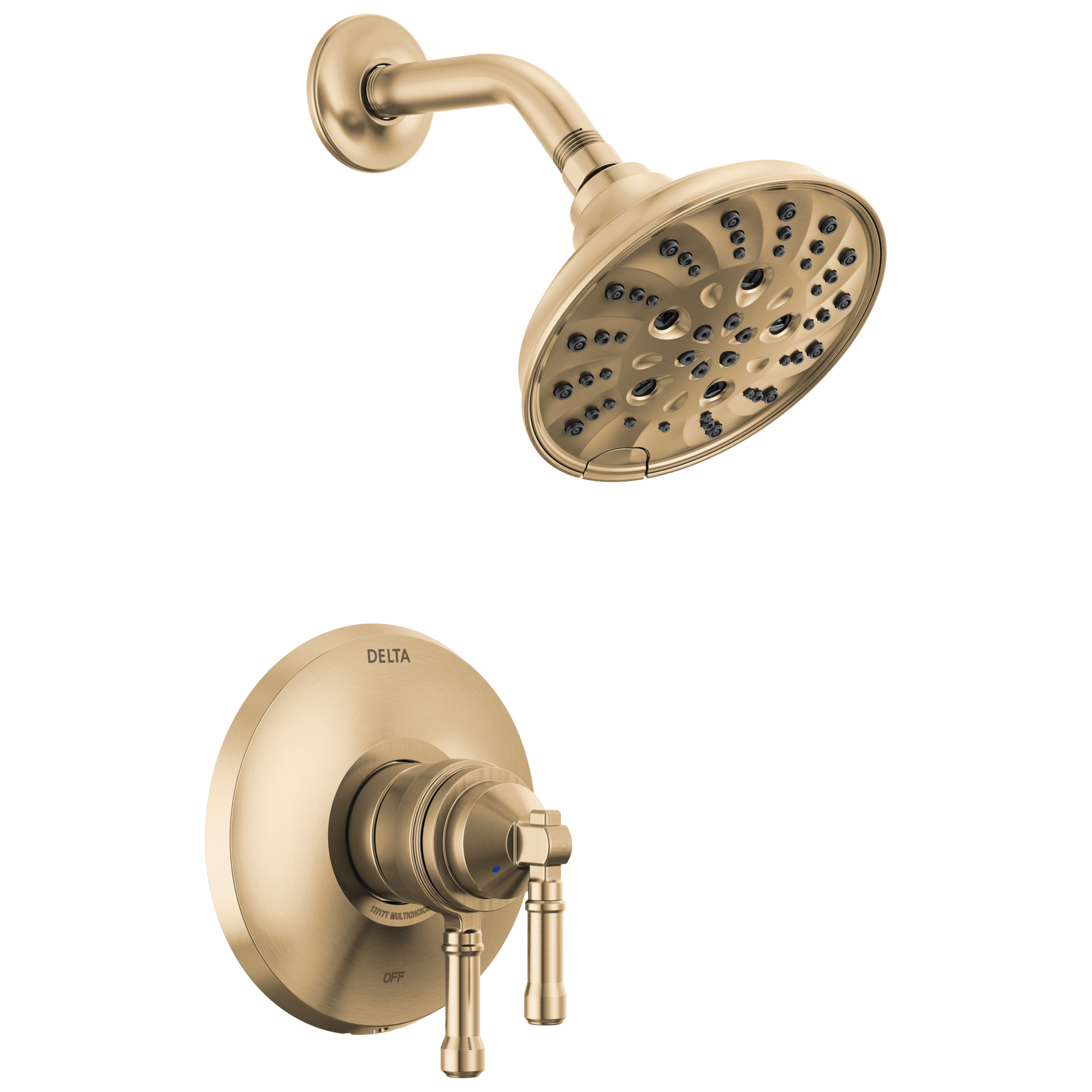 Delta - 17 Series Shower Trim - Lumicoat® Champagne Bronze - T17284-CZ-PR