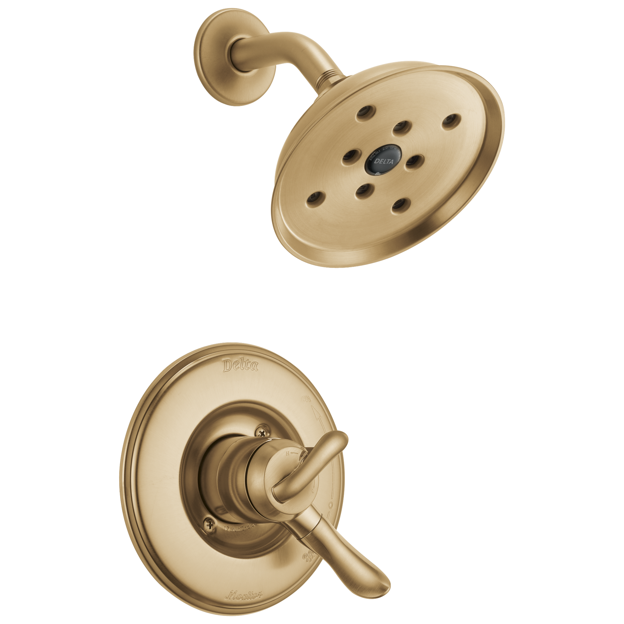 Delta - Monitor® 17 Series H2OKinetic® Shower Trim - Champagne Bronze - T17294-CZ