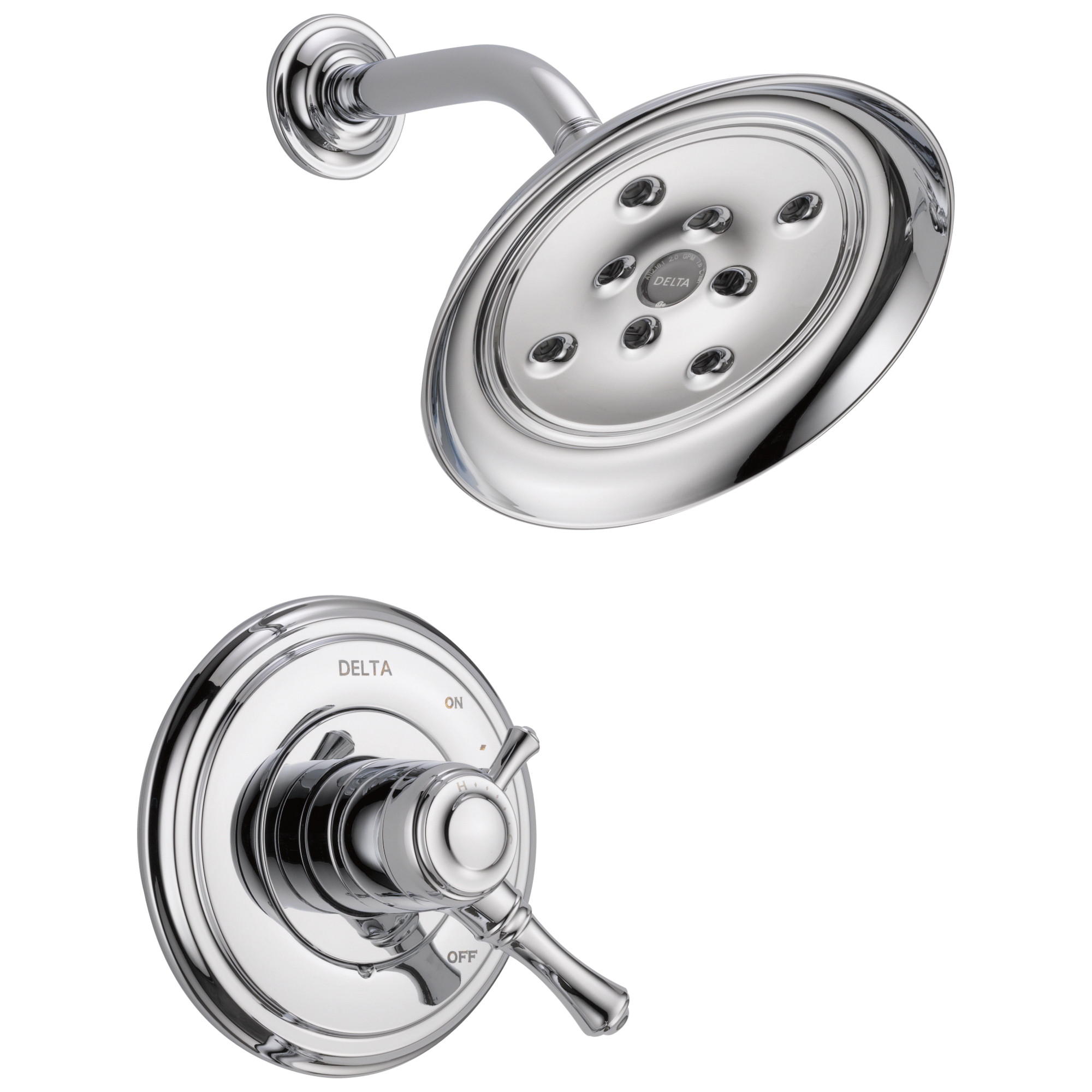 Delta - Monitor® 17 Series H2OKinetic® Shower Trim - Chrome - T17297