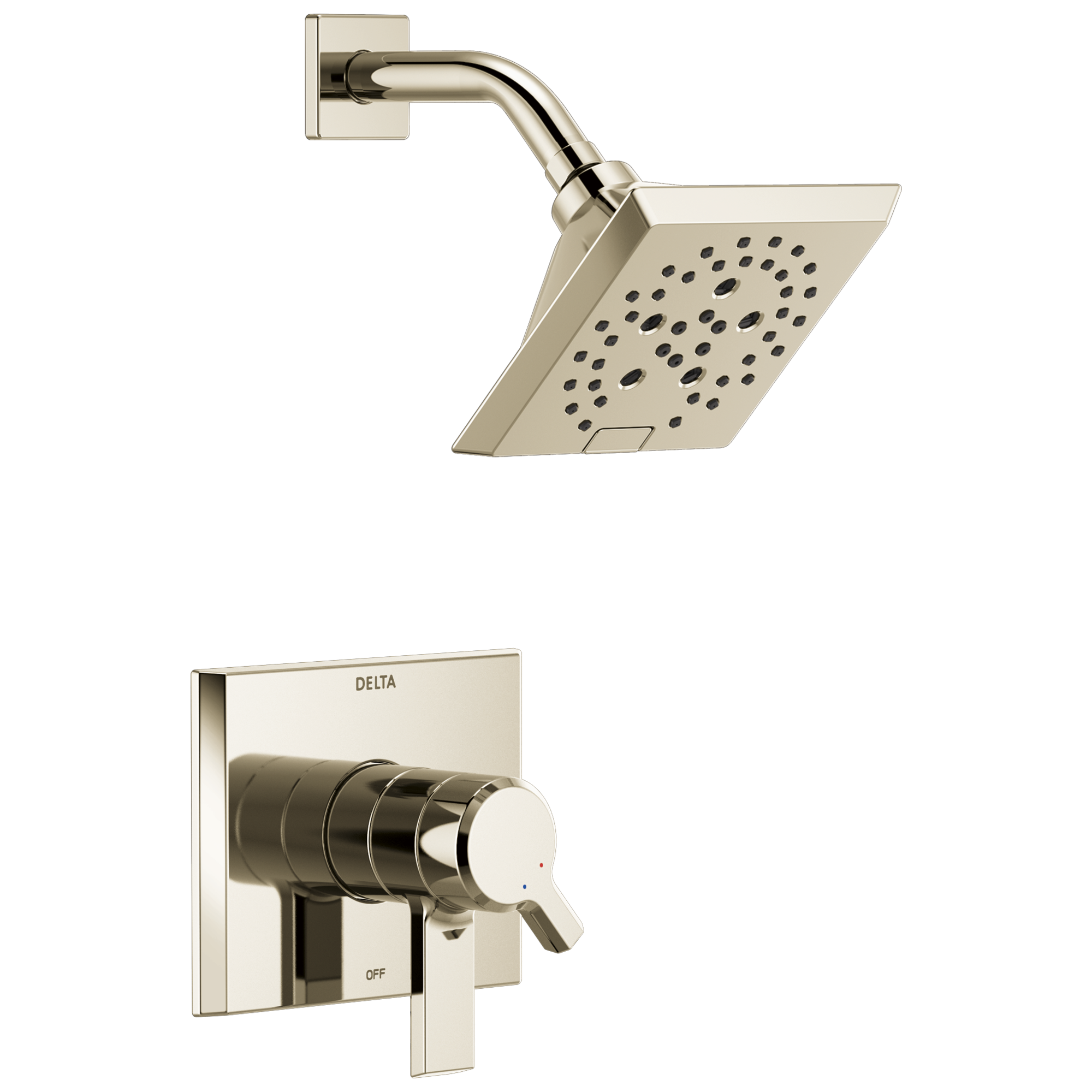 Delta - Monitor® 17 Series H2OKinetic® Shower Trim - Lumicoat® Polished Nickel - T17299-PN-PR