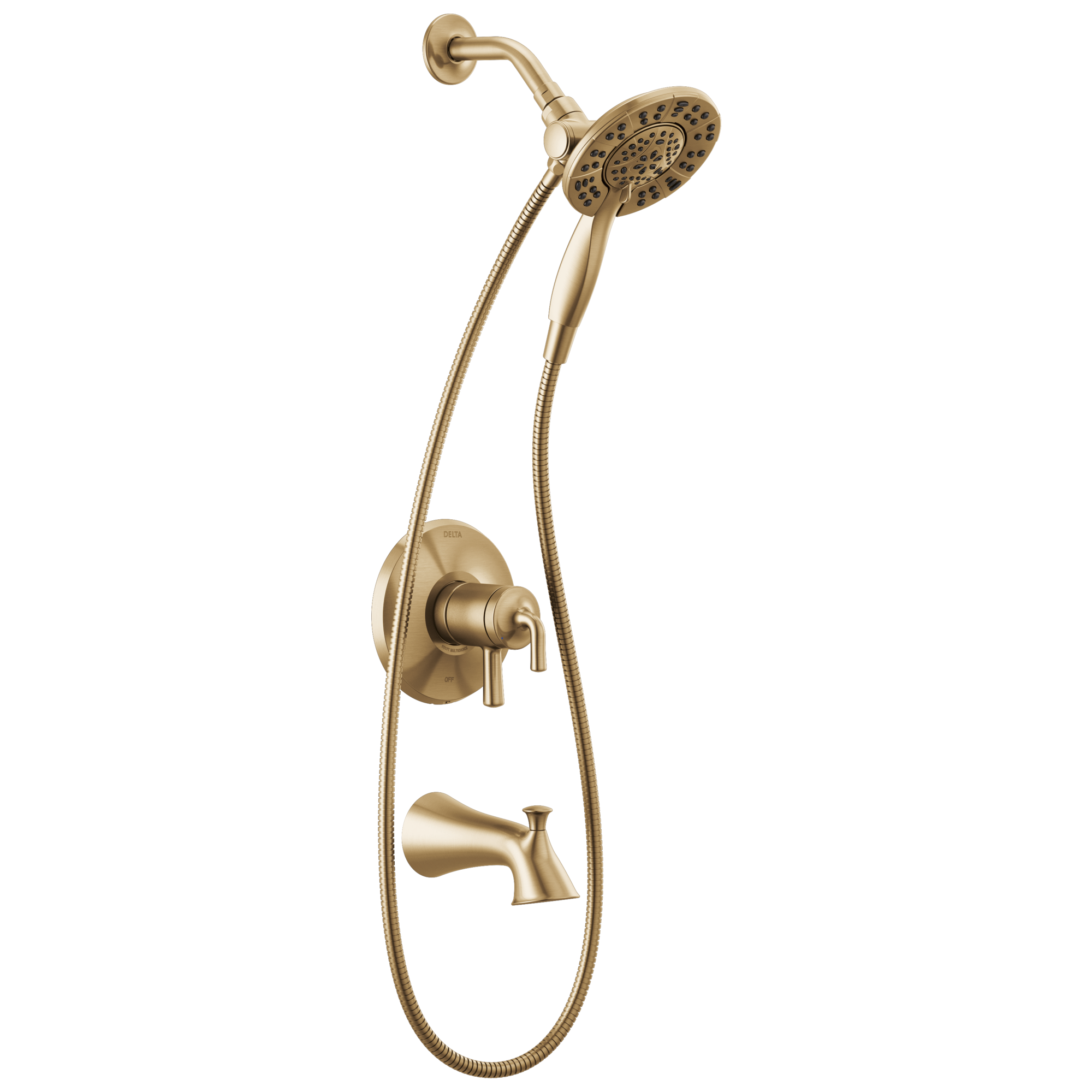 Delta - Monitor 17 Series Tub and Shower Trim - Champagne Bronze - T17433-CZ-I