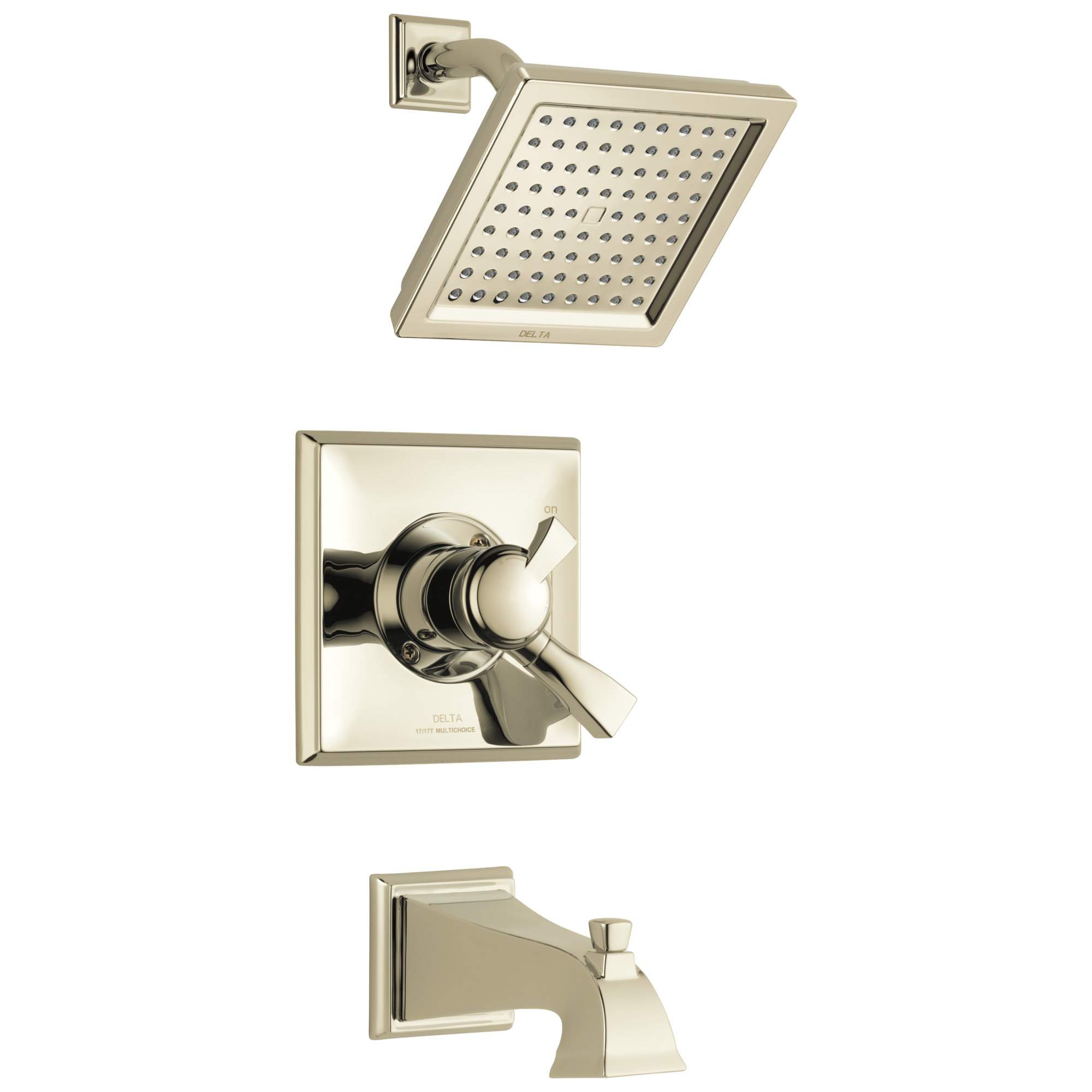 Delta - Monitor® 17 Series Tub & Shower Trim - Polished Nickel - T17451-PN