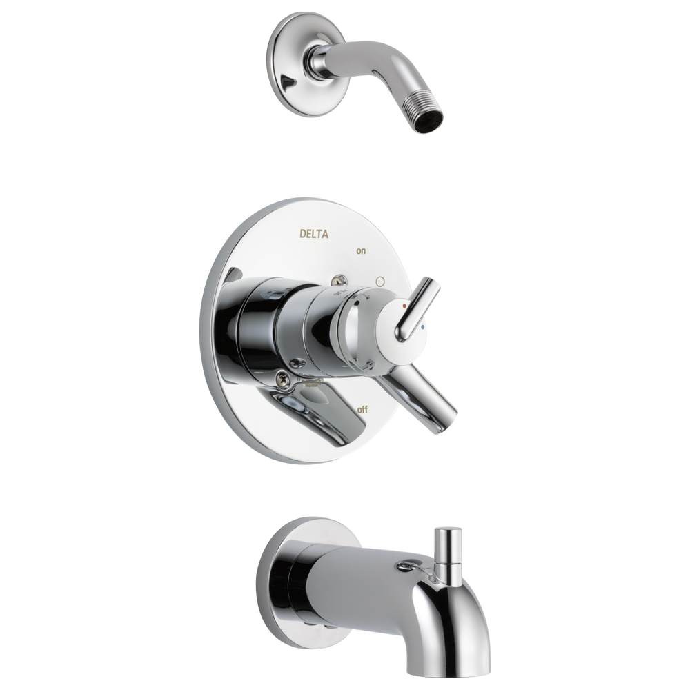 Delta - Monitor® 17 Series Tub & Shower Trim - Less Shower Head - Chrome - T17459-LHD