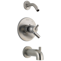 Delta - Monitor® 17 Series Tub & Shower Trim - Less Shower Head - Stainless - T17459-SSLHD