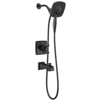 Delta - Monitor® 17 Series Shower Trim with In2ition® - Matte Black - T17464-BL-I