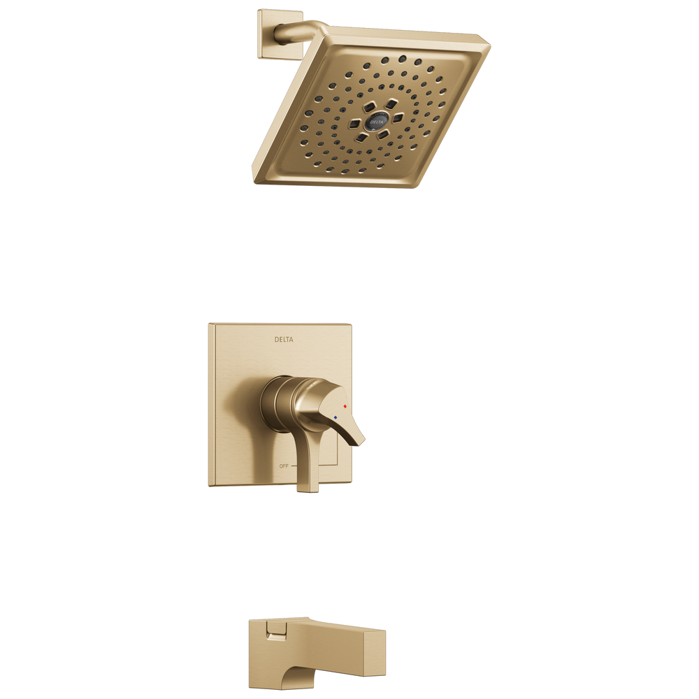 Delta - Monitor® 17 Series H2OKinetic® Tub & Shower Trim - Champagne Bronze - T17474-CZ