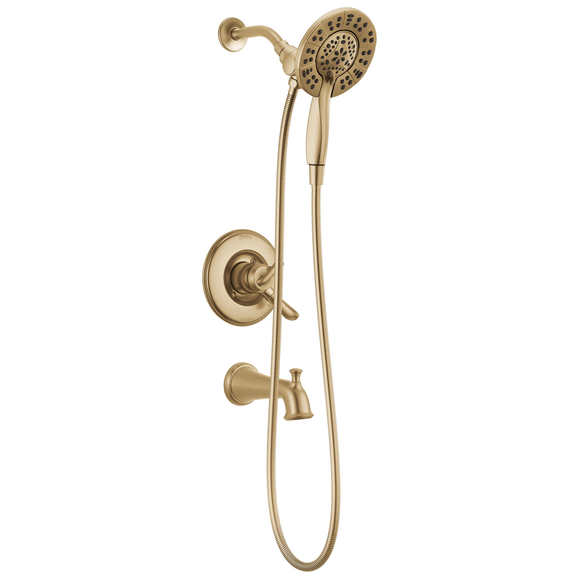 Delta - Monitor® 17 Series Tub & Shower Trim with In2ition® - Champagne Bronze - T17494-CZ-I