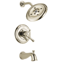 Delta - Monitor® 17 Series H2OKinetic® Tub & Shower Trim - Polished Nickel - T17497-PN