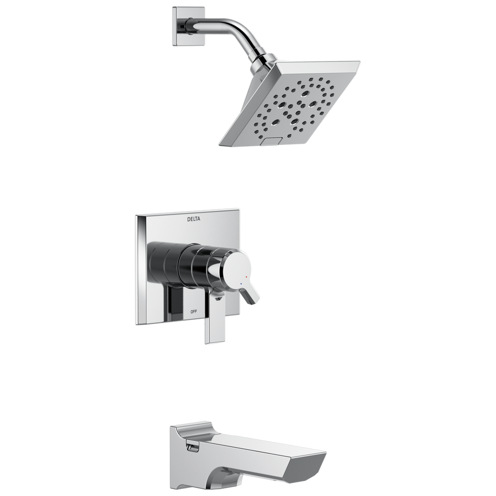 Delta - Monitor® 17 Series H2OKinetic® Tub and Shower Trim - Lumicoat® Chrome - T17499-PR