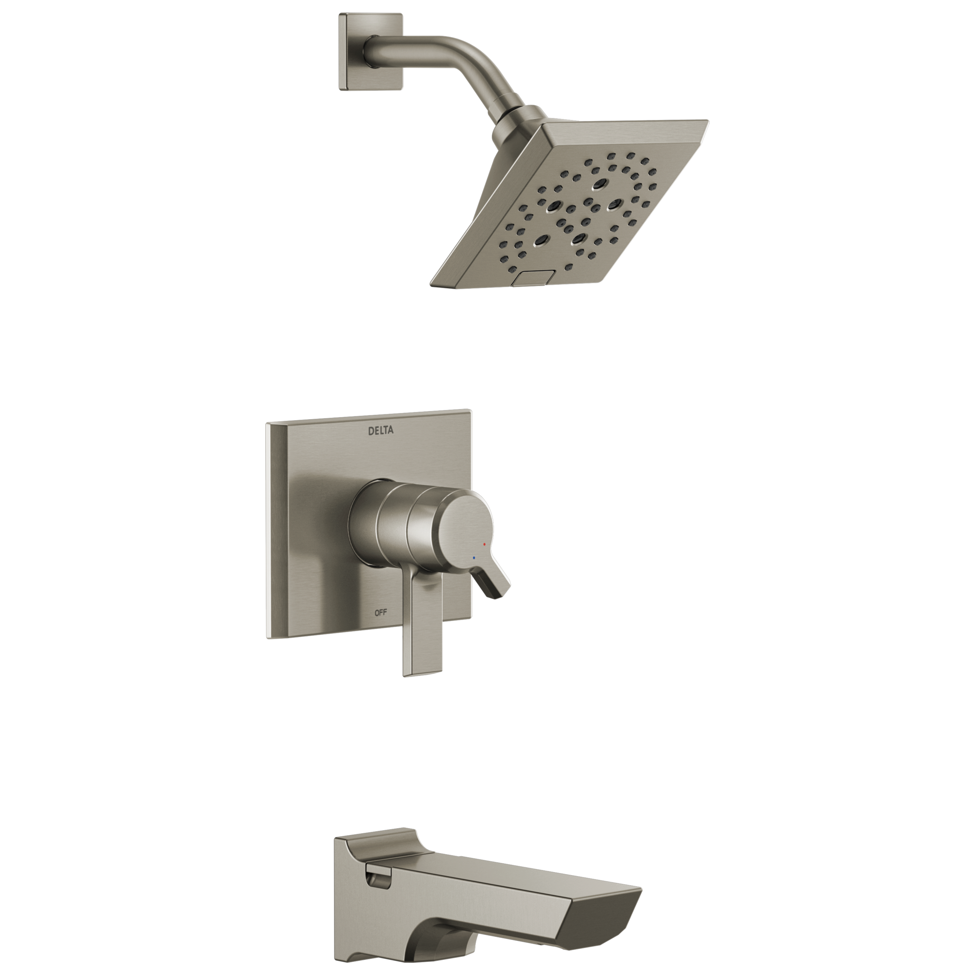 Delta - Monitor® 17 Series H2OKinetic® Tub and Shower Trim - Lumicoat® Stainless - T17499-SS-PR