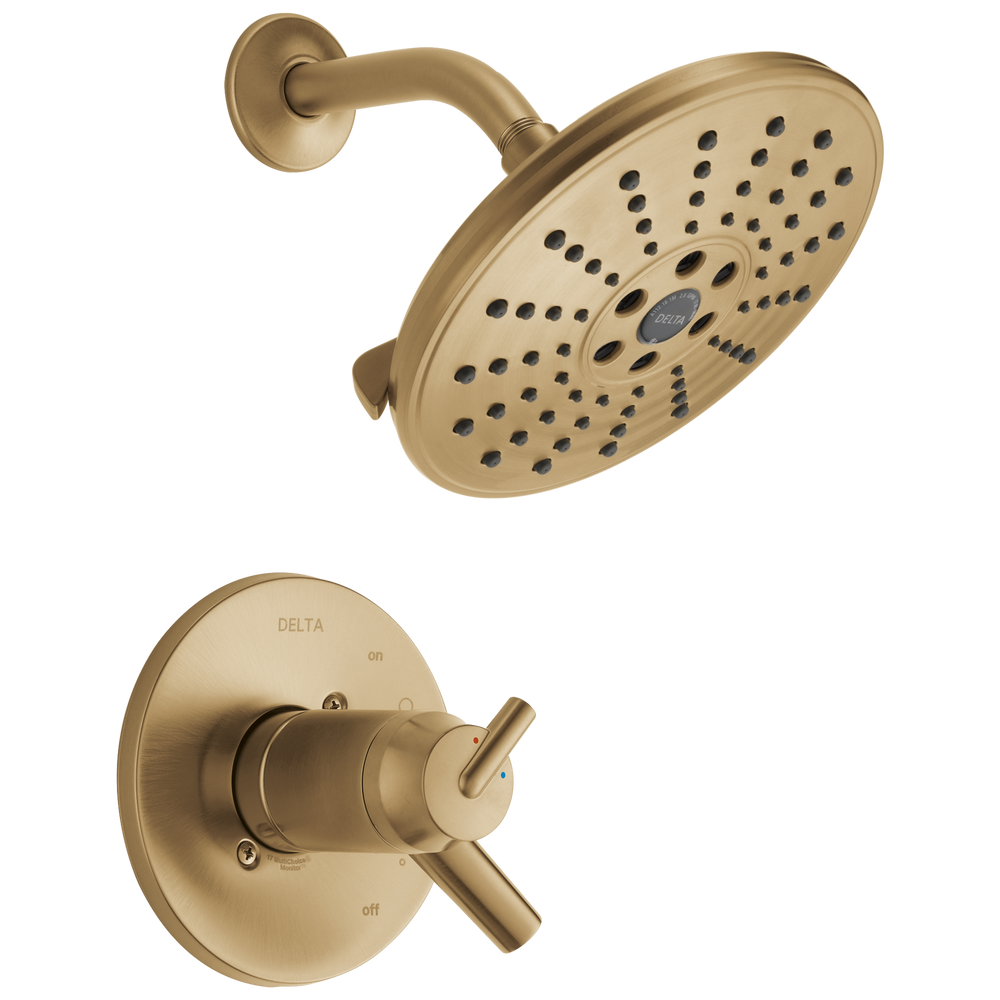 Delta - TempAssure® 17T Series H2OKinetic® Shower Trim - Champagne Bronze - T17T259-CZH2O