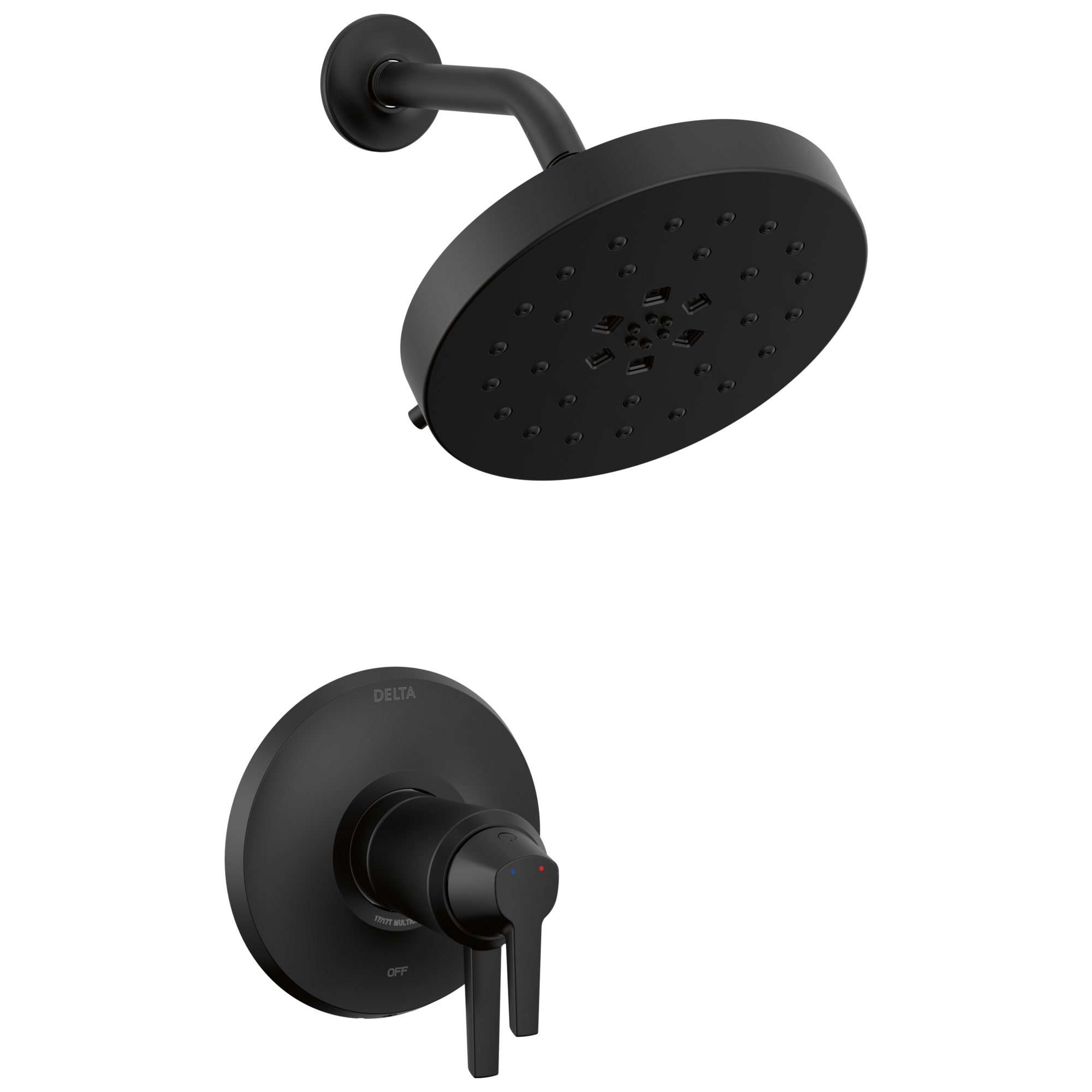 Delta - 17T Series Shower Trim with UltraSoak - Matte Black - T17T271-BL