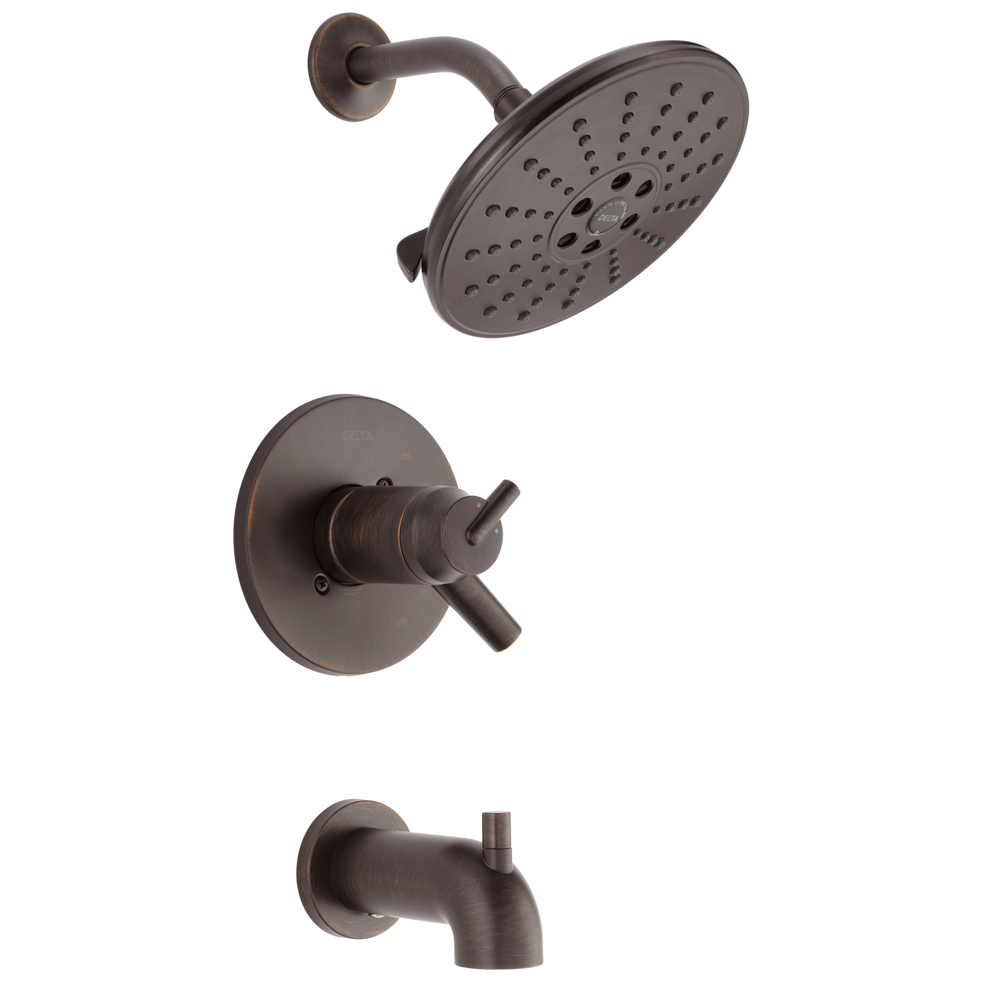 Delta - TempAssure® 17T Series H2OKinetic® Tub & Shower Trim - Venetian Bronze - T17T459-RBH2O