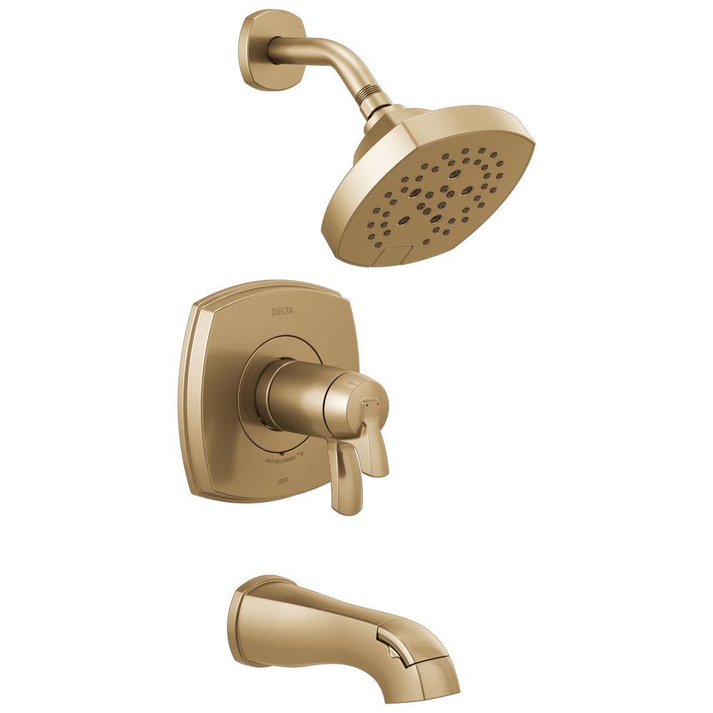 Delta - 17 Thermostatic Tub and Shower Only - Champagne Bronze - T17T476-CZ