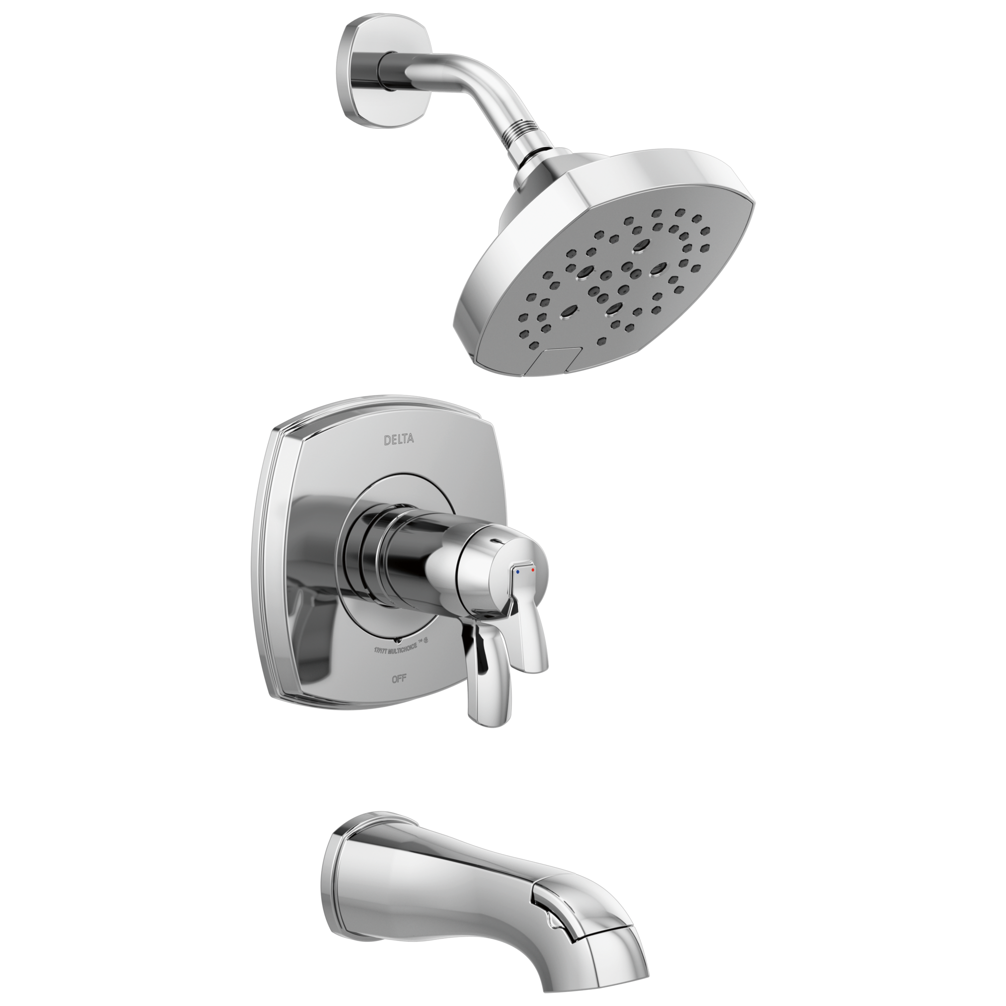 Delta - 17 Thermostatic Tub and Shower Only - Chrome - T17T476