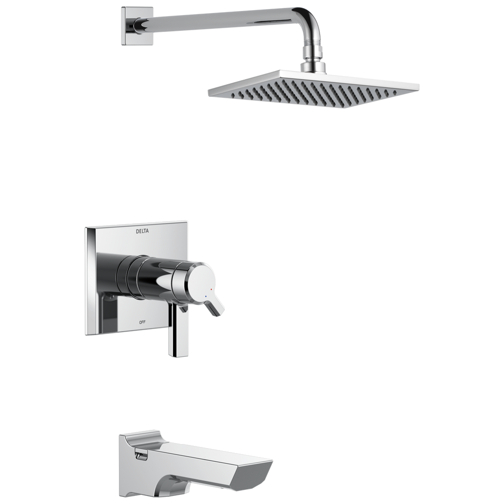 Delta - TempAssure® 17T Series H2OKinetic® Tub & Shower Trim - Lumicoat® Chrome - T17T499-PR